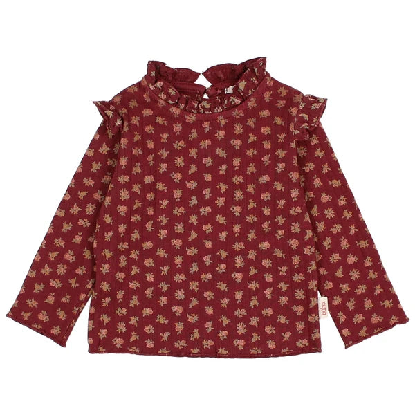 Buho Baby Pomegranate Cottage Rib T-Shirt