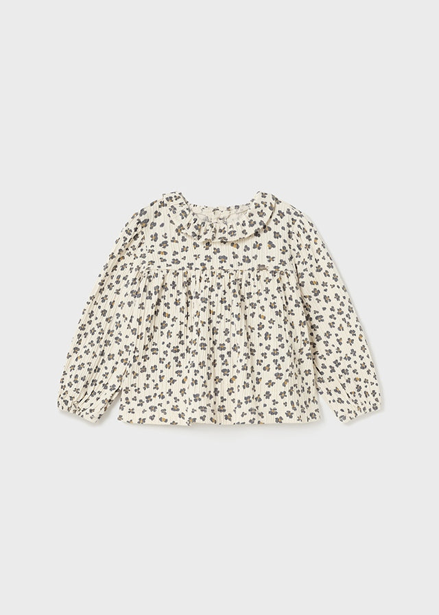 Mayoral Cream Printed (2167-20) Blouse