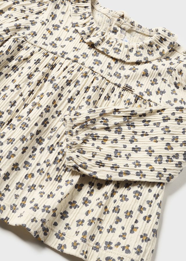 Mayoral Cream Printed (2167-20) Blouse