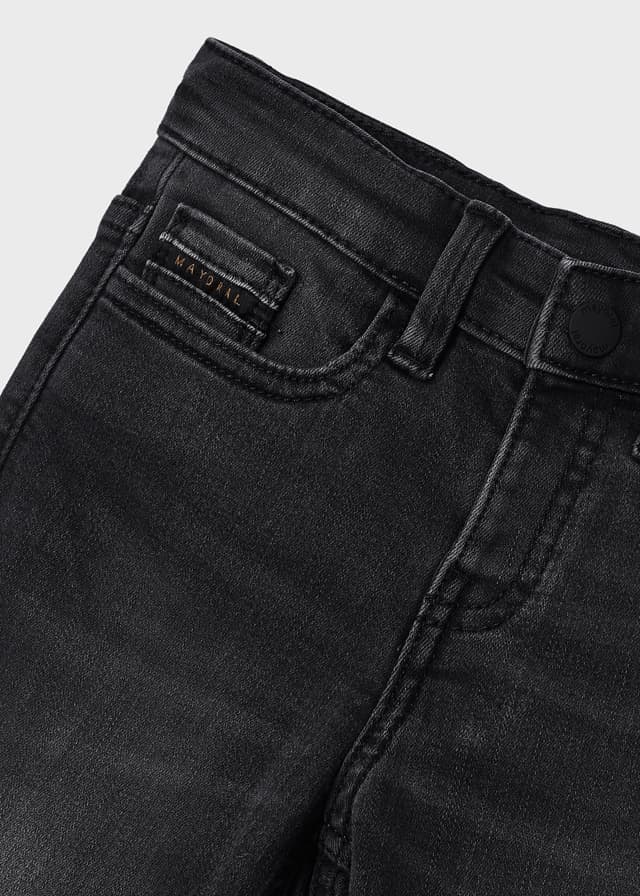 Mayoral Grey Denim (4521-10) Pants