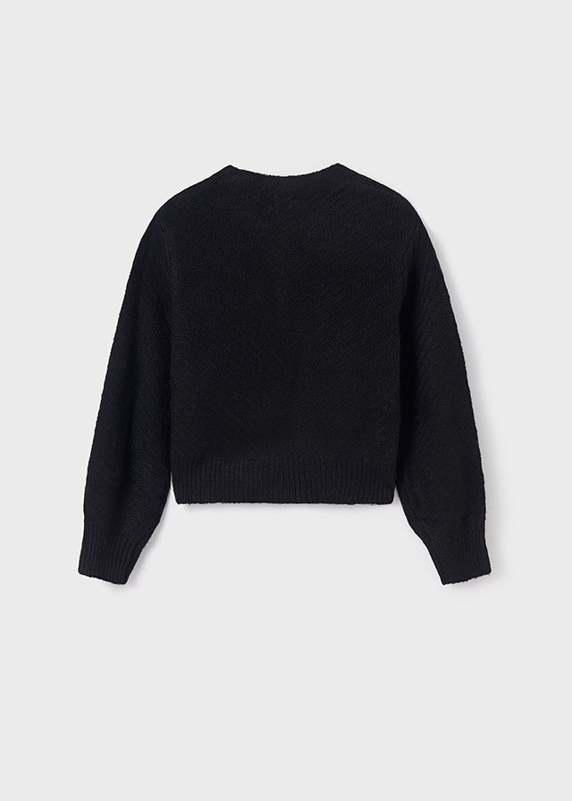 Mayoral Black Knitted (7311-49) Cardigan