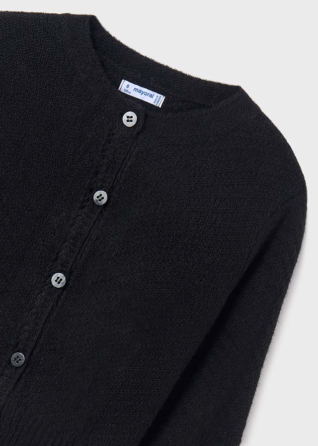 Mayoral Black Knitted (7311-49) Cardigan
