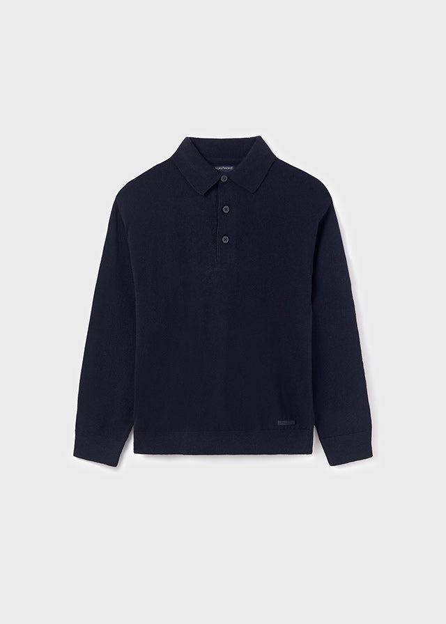 Mayoral Navy Basic (7383-26) Polo Sweater