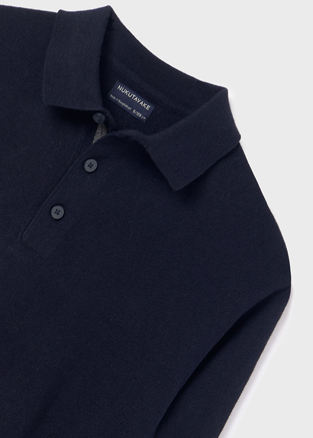 Mayoral Navy Basic (7383-26) Polo Sweater
