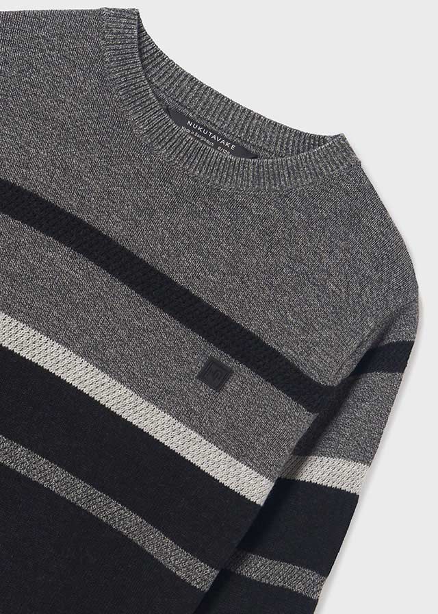 Mayoral Black Colorblock (7385-59) Sweater