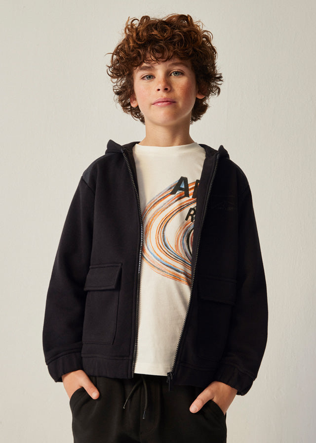 Mayoral Black (7441-40) Hoodie