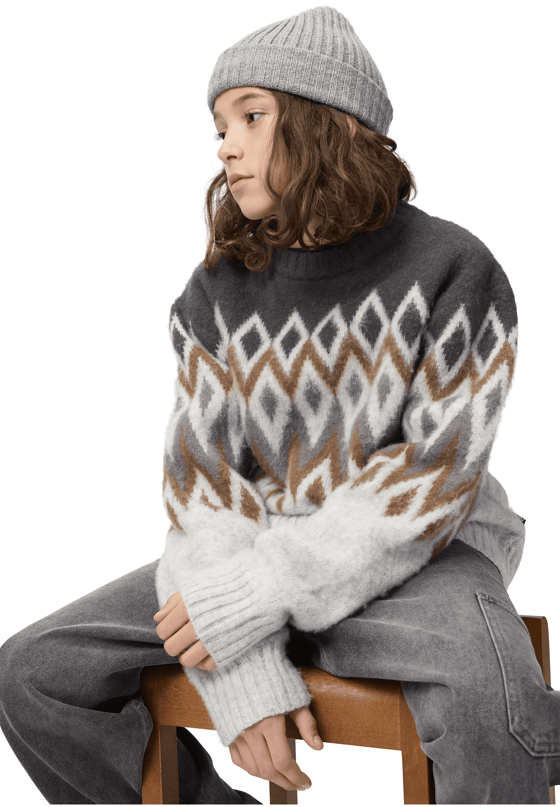 Molo Boys Baes Nordic Nordic Stone Sweater