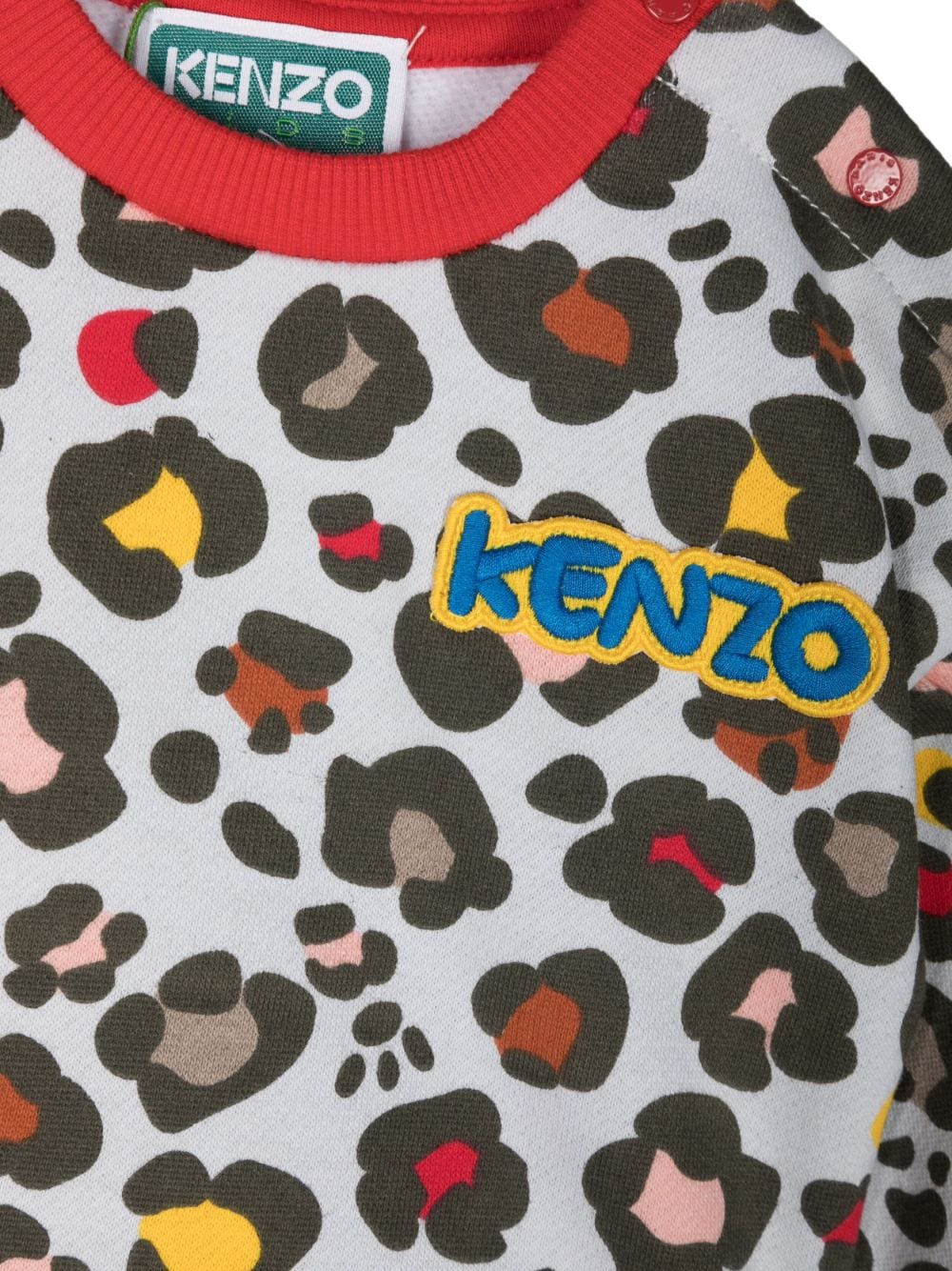 Kenzo Leopard Print Baby Sweatshirt