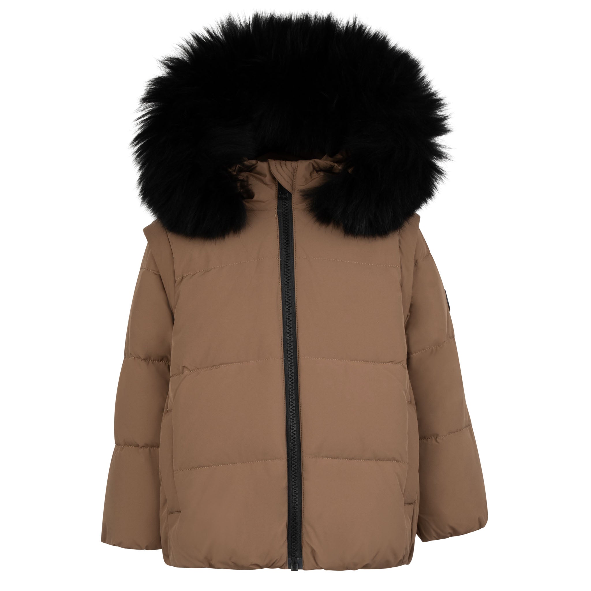 Pramie Little Boys Jacket Tan