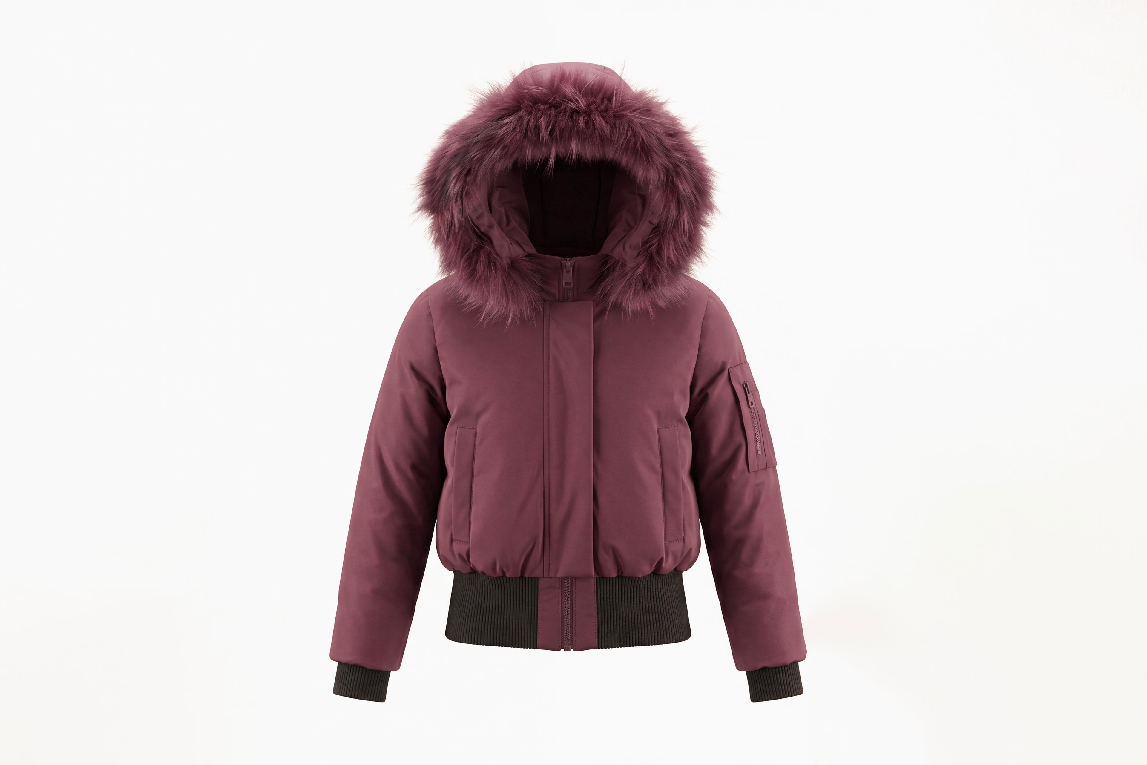 Pramie Girls Burgundy Bomber Jacket