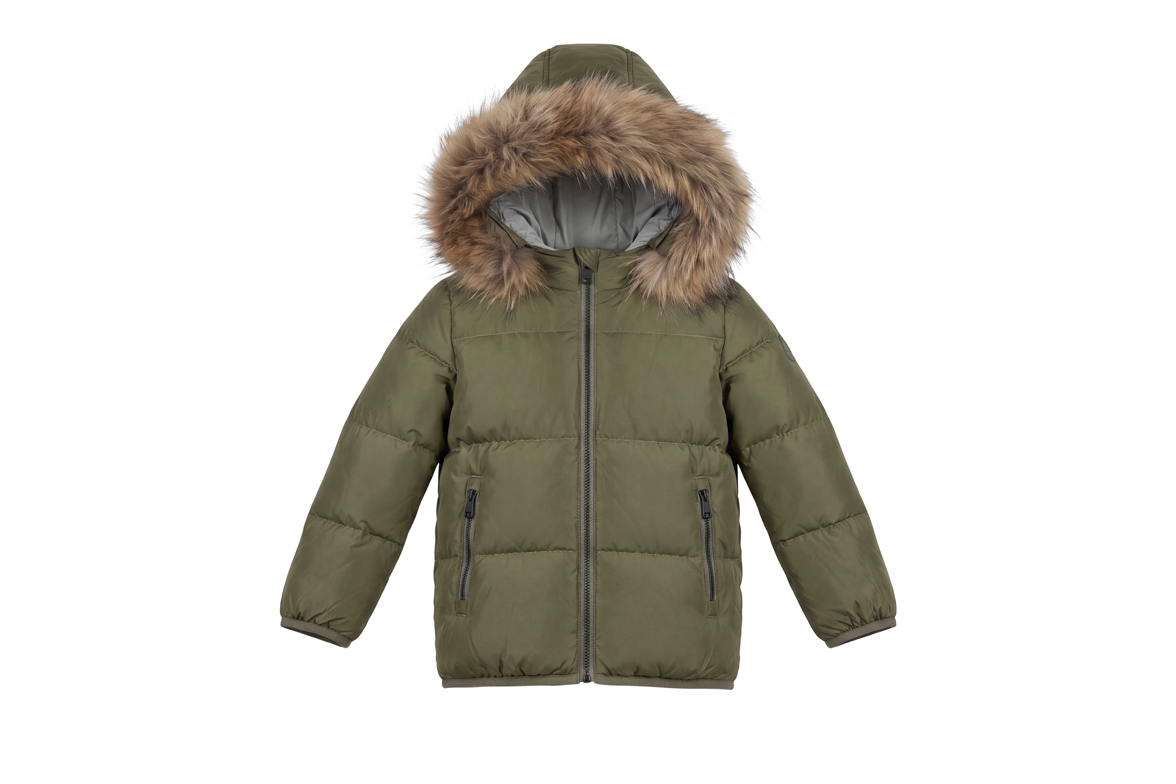 Pramie Boys Contrast Green Coat