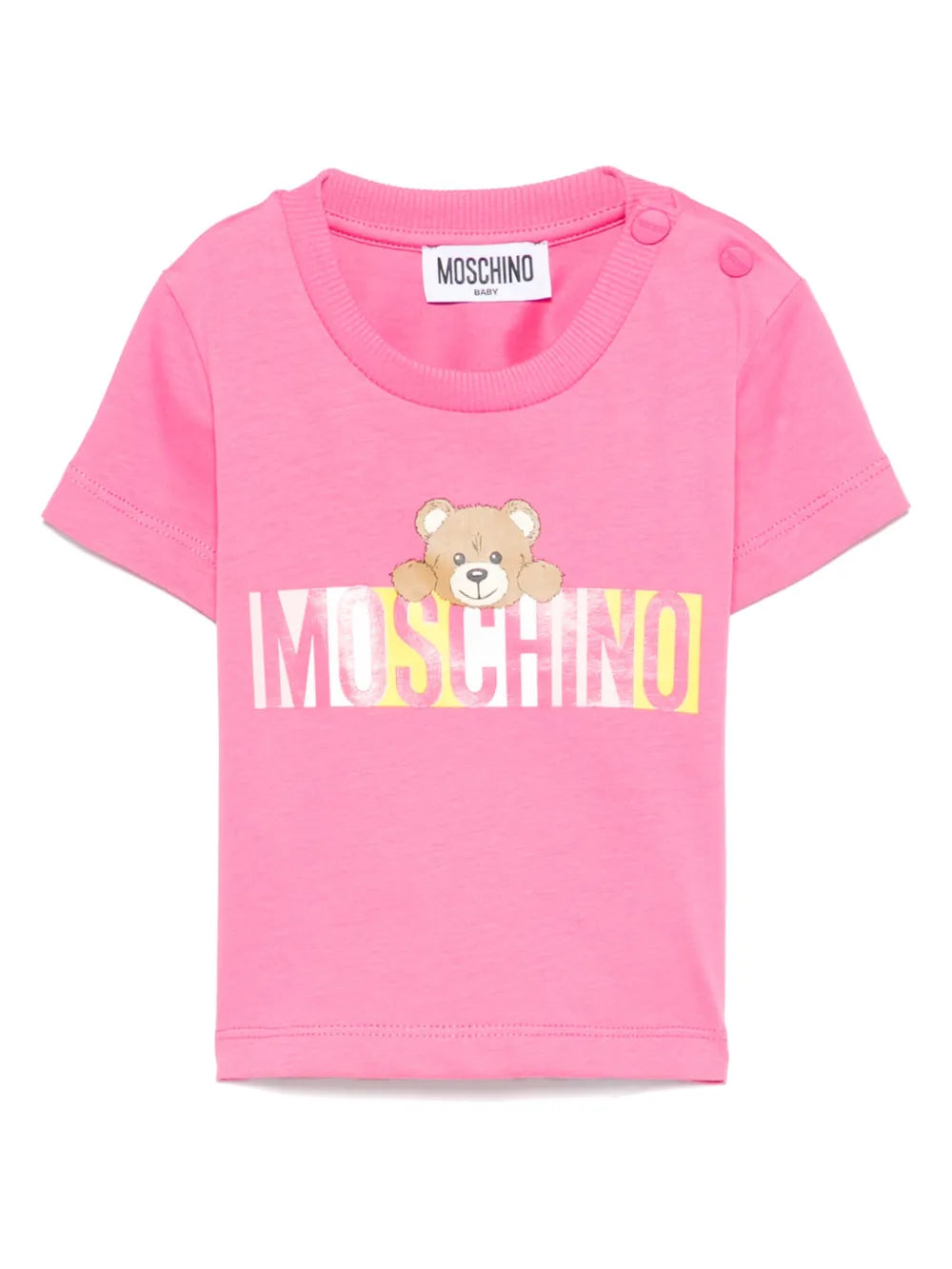 Moschino Baby Pink Logo Tee
