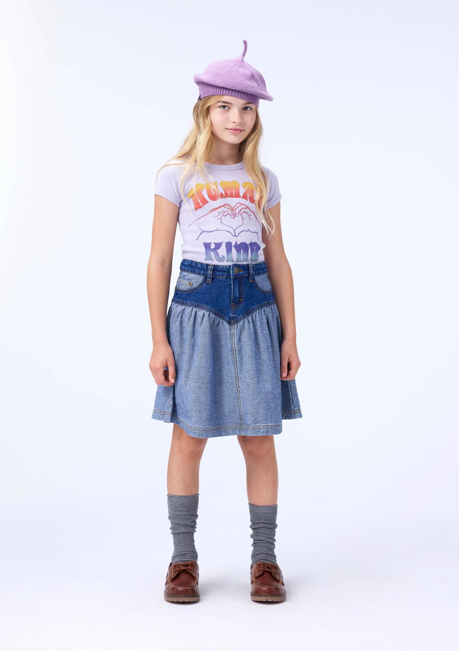 Molo Two Sided Denim Becca Skirt