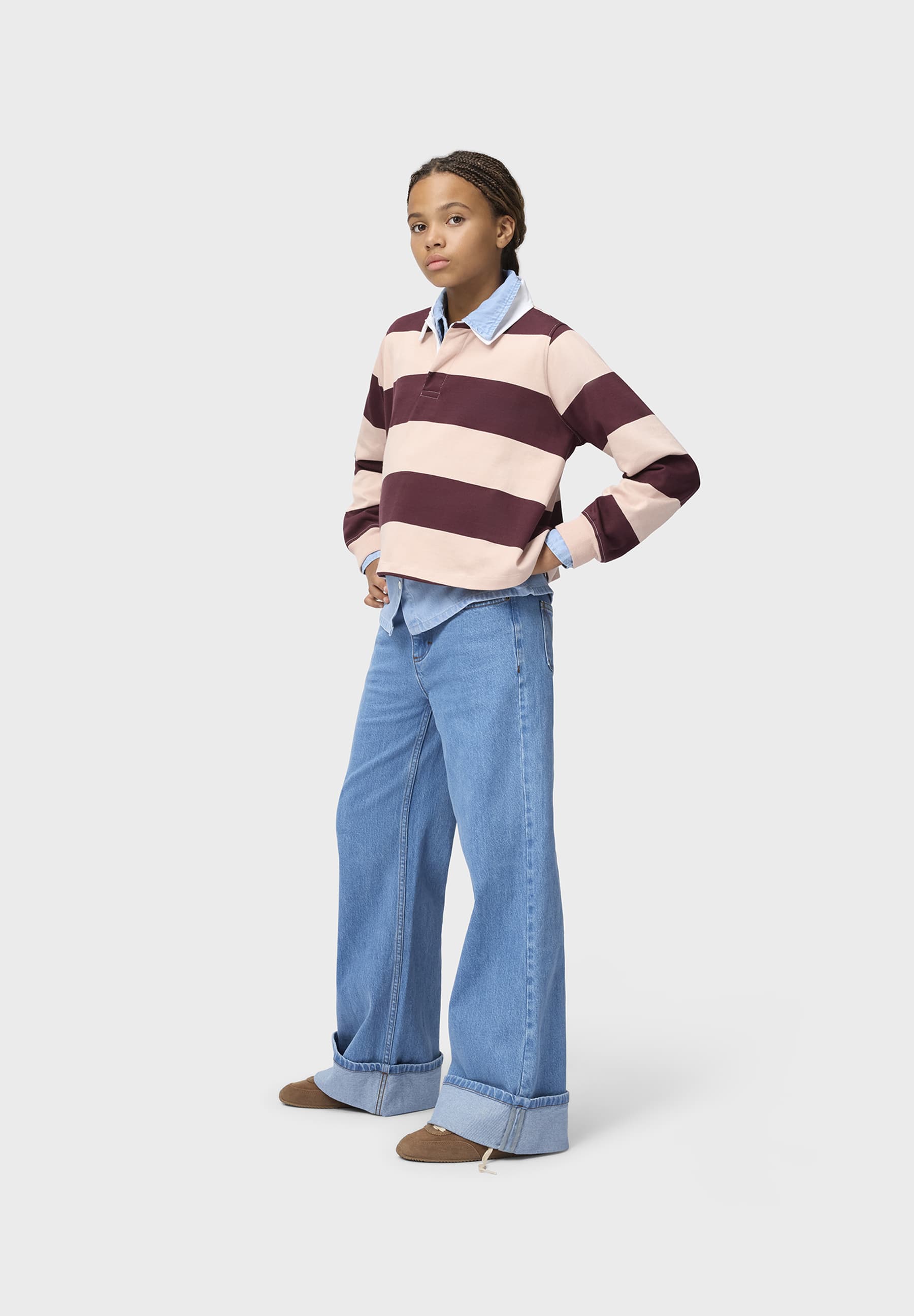 Molo Rozalia Berry Petal Long Sleeve T-Shirt