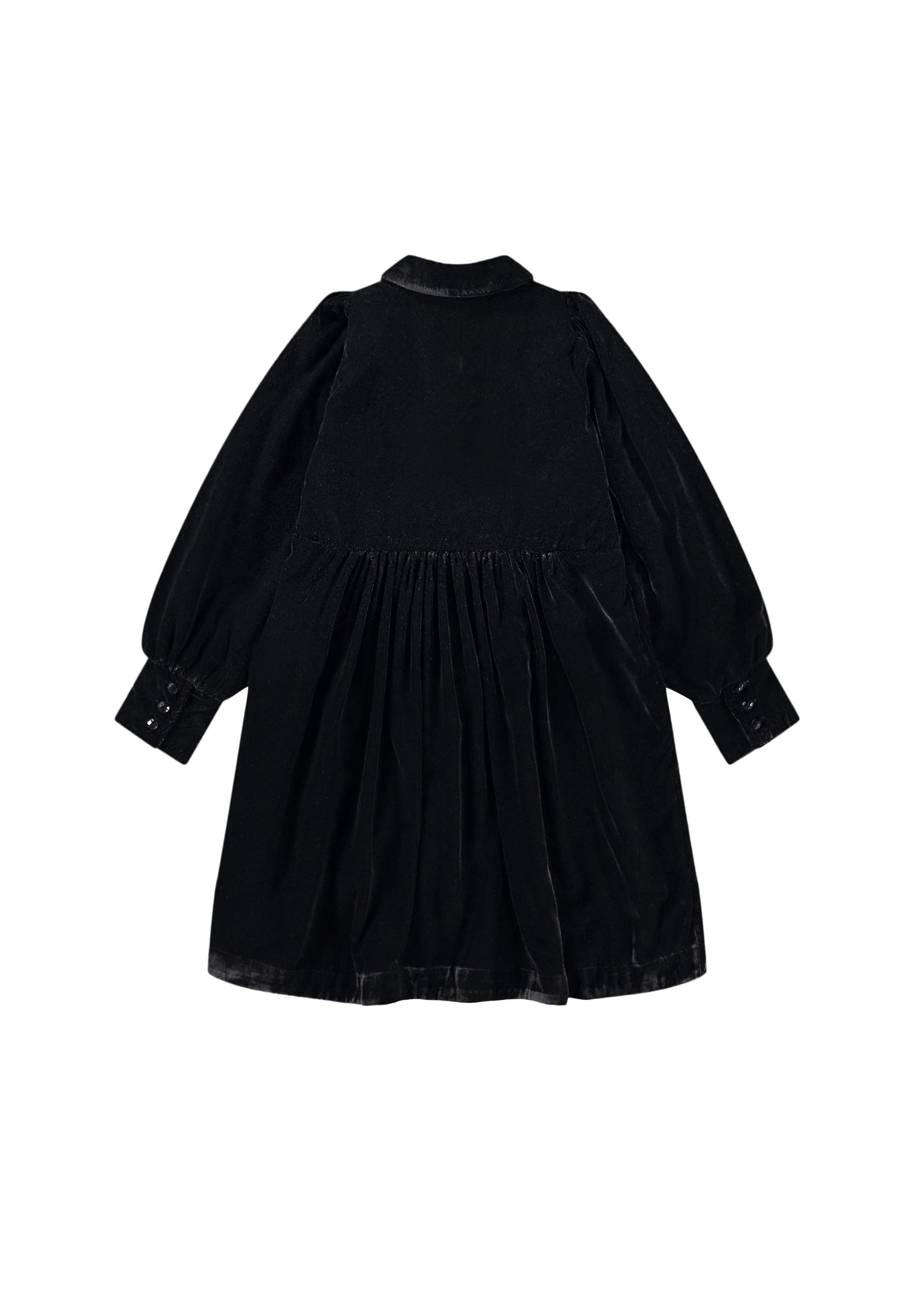 Molo Girls Carla Black Long Sleeve Dress