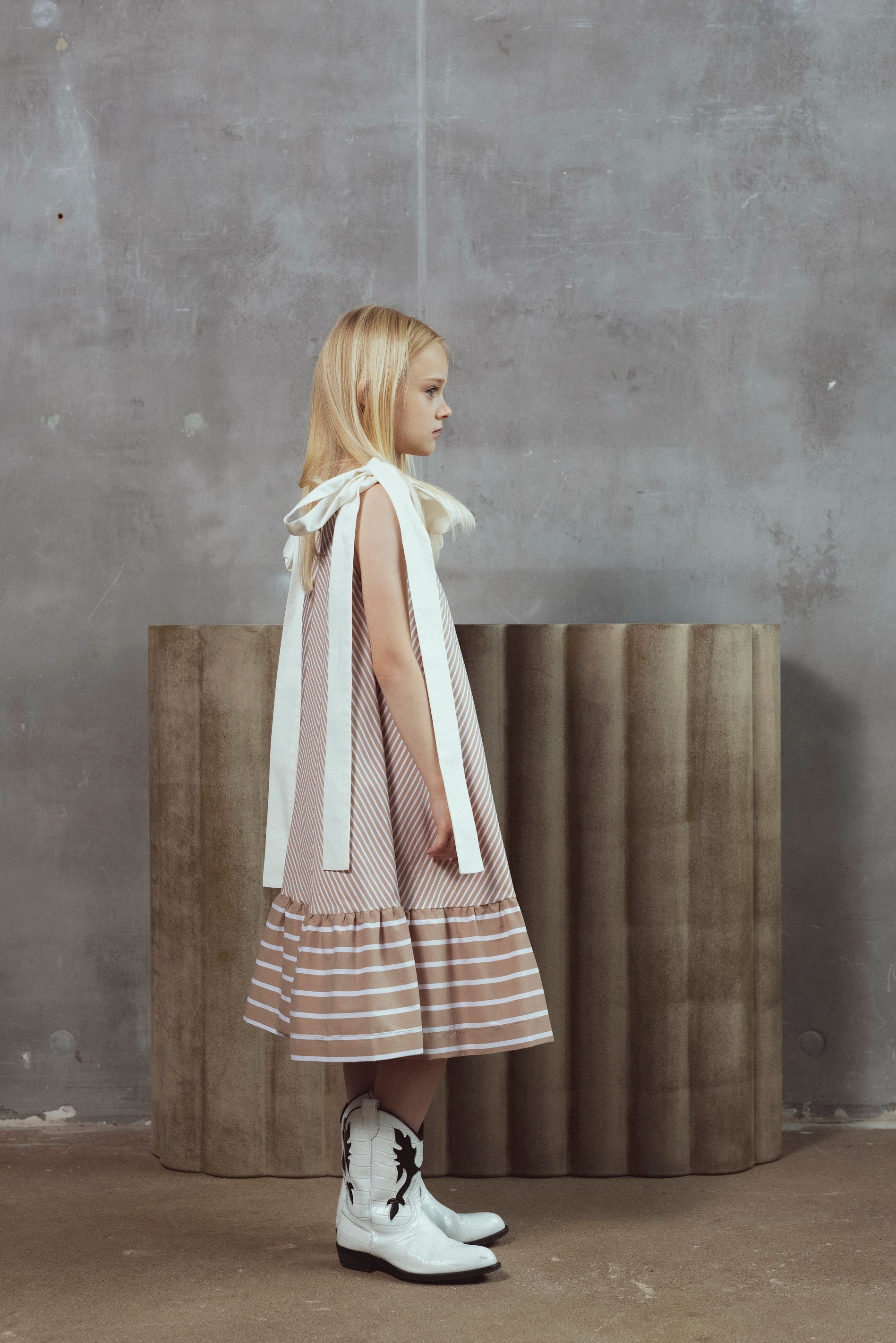 Unlabel Belle Cacao Stripes Dress