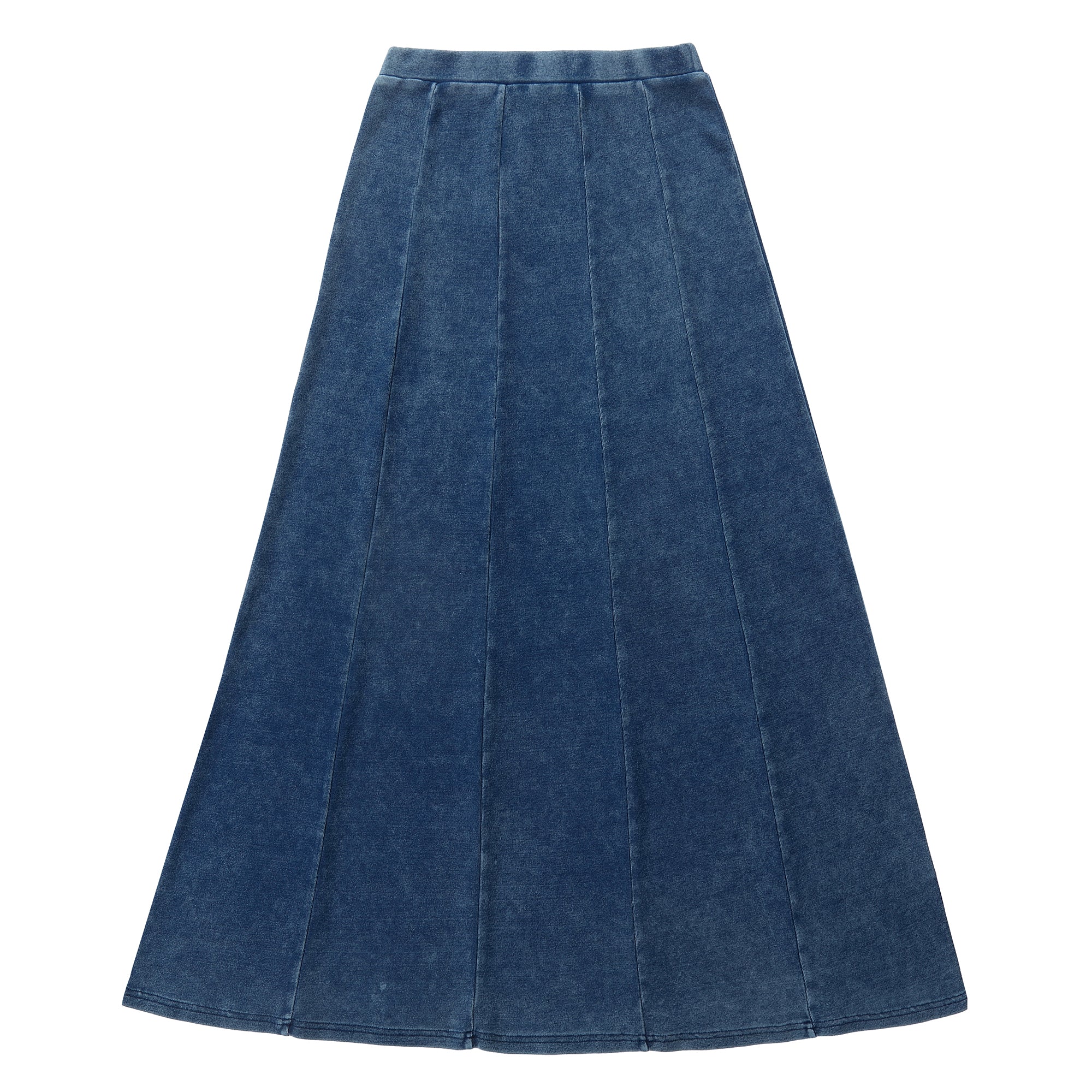 Duet Dark Denim Wash Panel Skirt