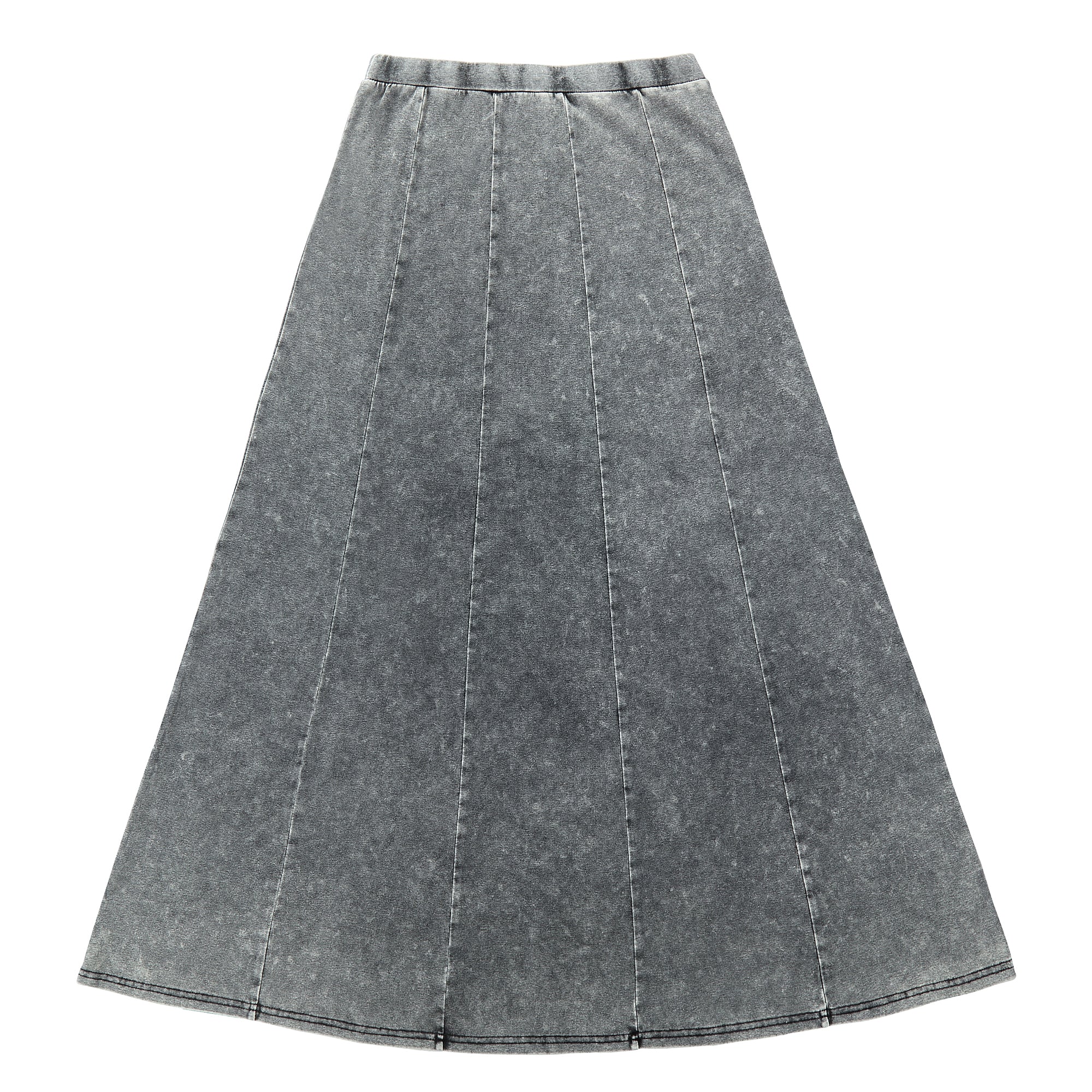 Duet Grey Wash Panel Skirt