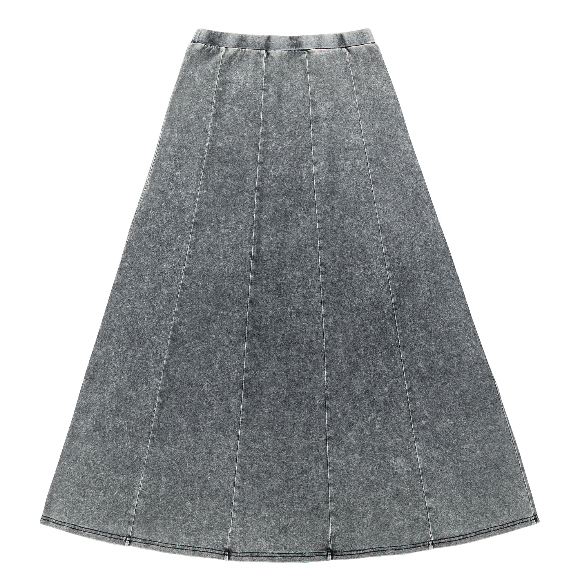 Duet Grey Wash Panel Skirt
