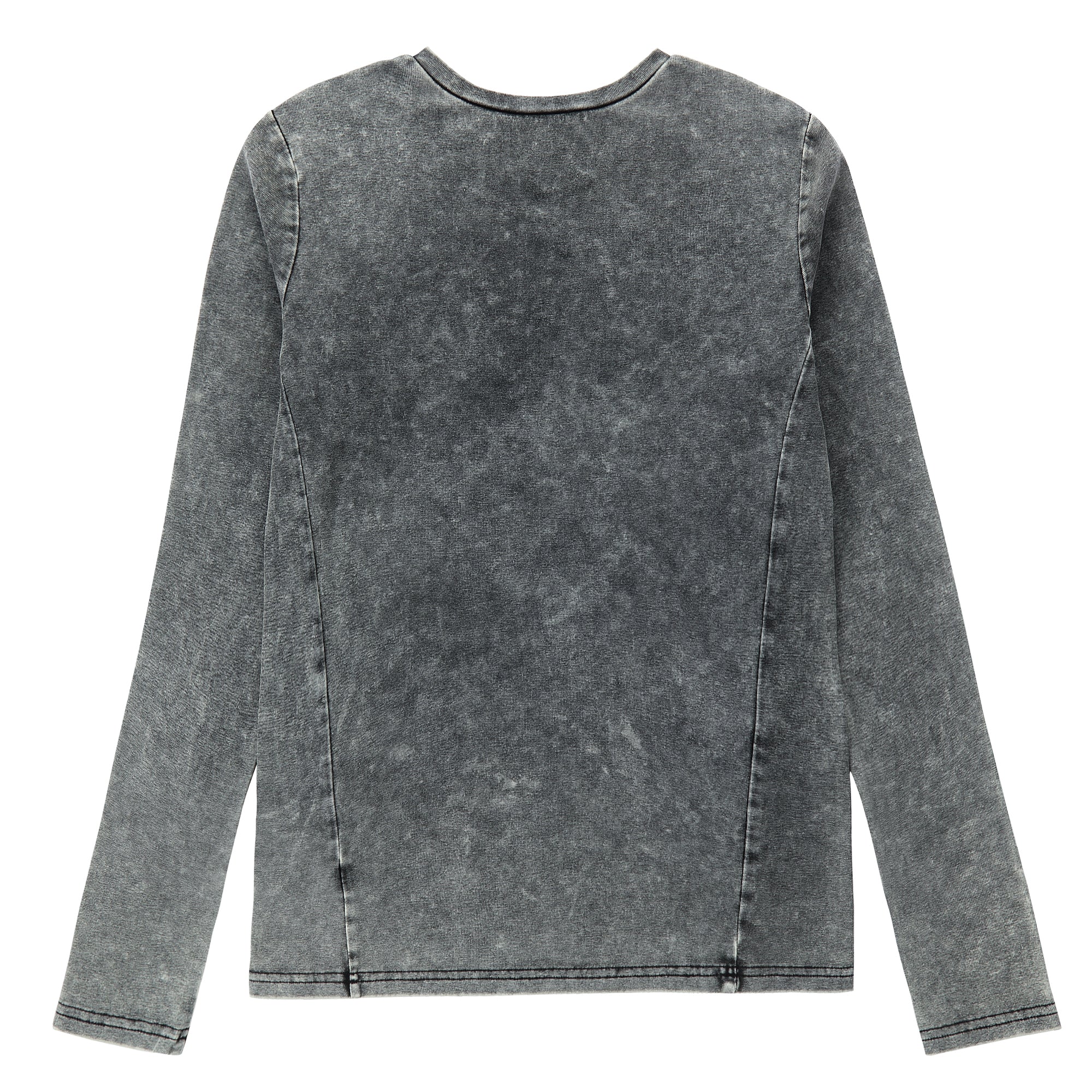 Duet Grey Wash V-neck Tee
