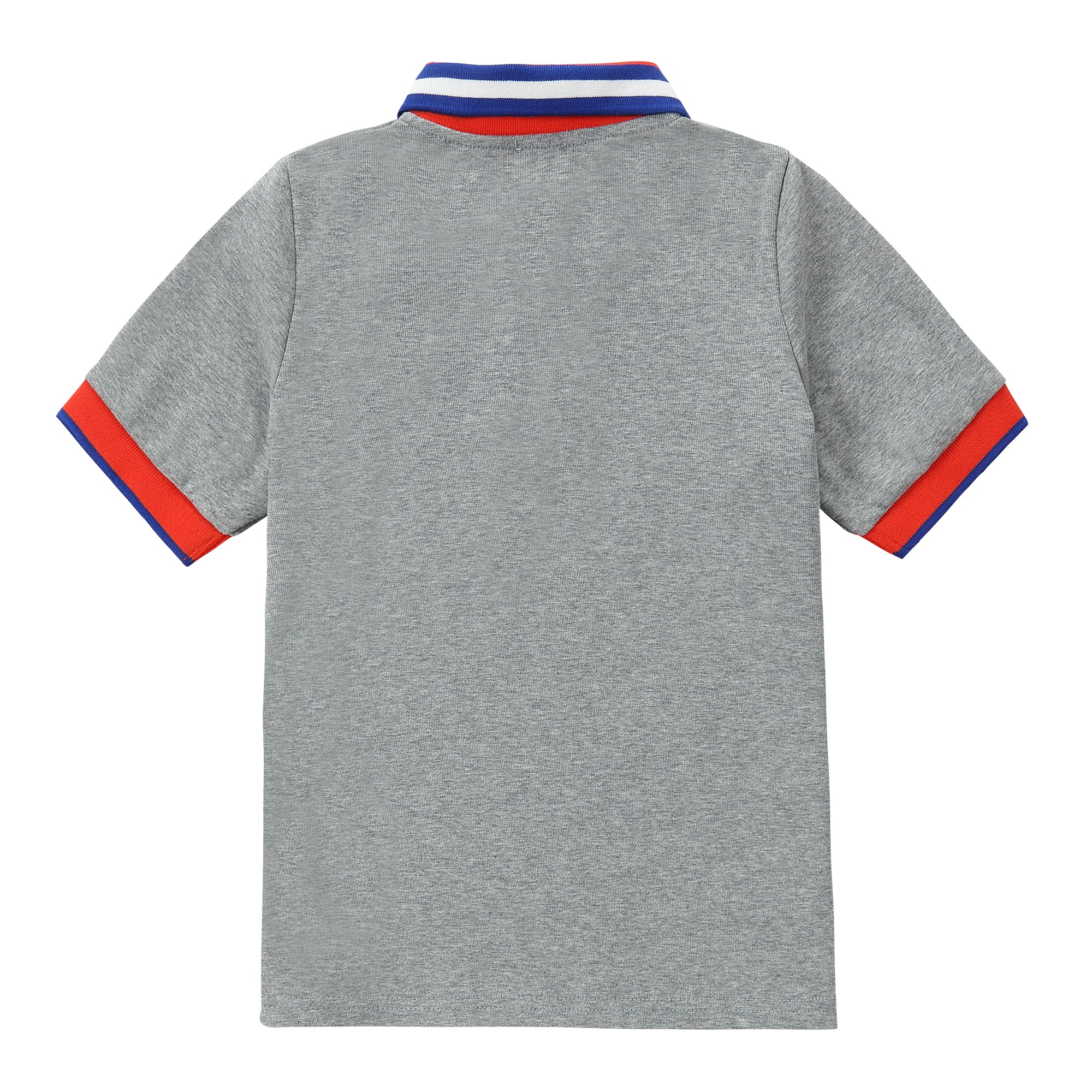 Duet Heather Grey Short Sleeve Polo