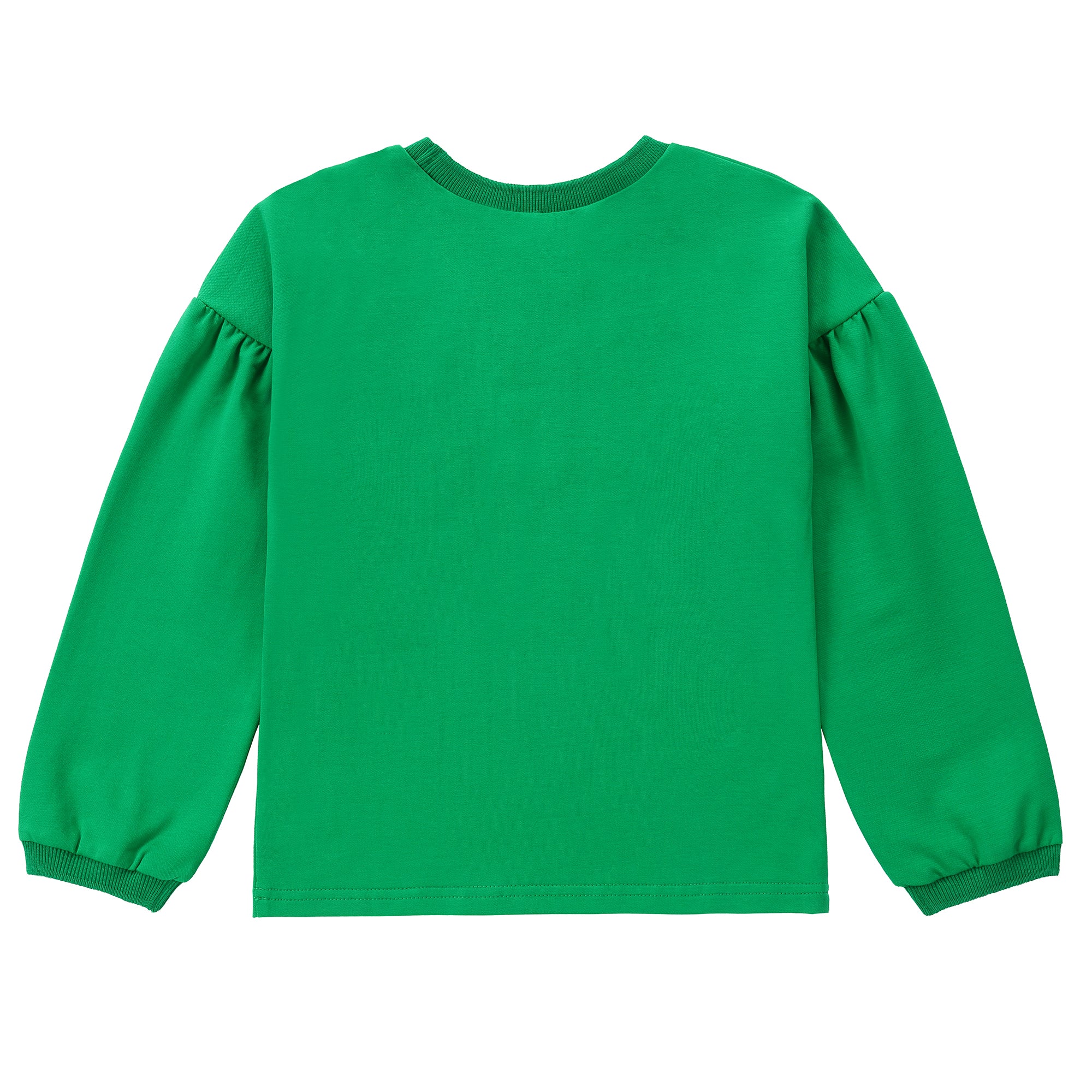 Duet Green Puff Sleeve Top