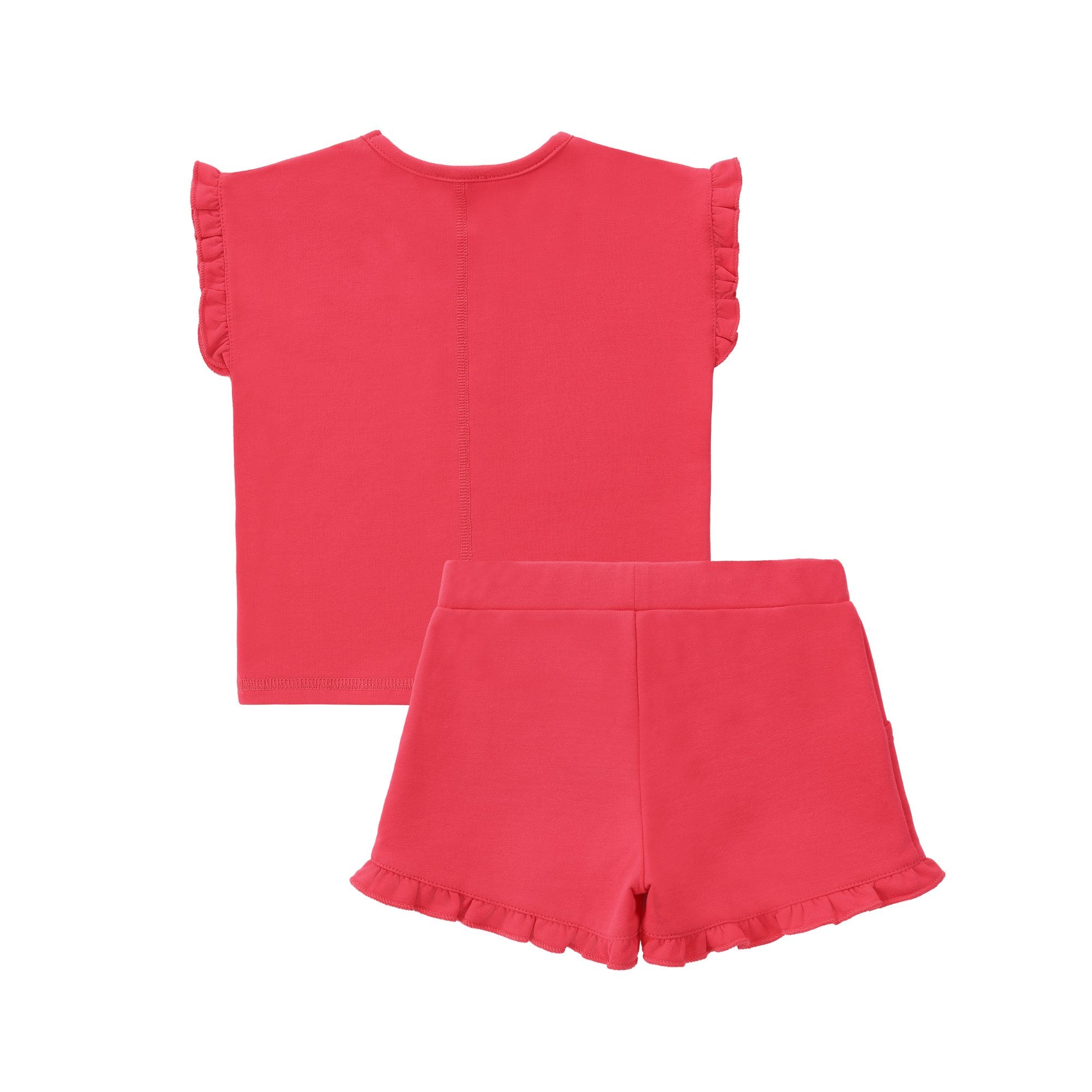 Duet Coral Ruffle Baby Set