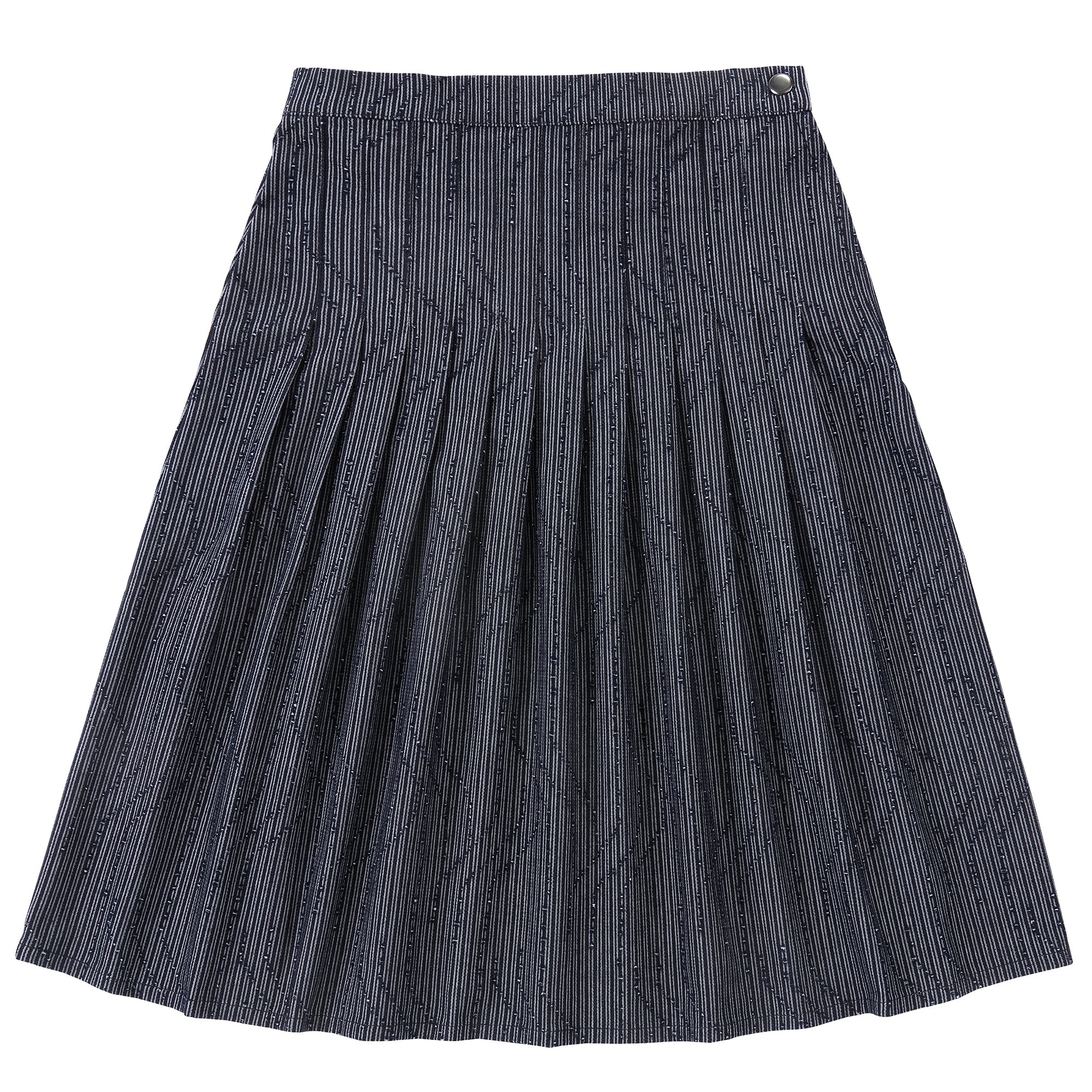 Denim Striped Skirt