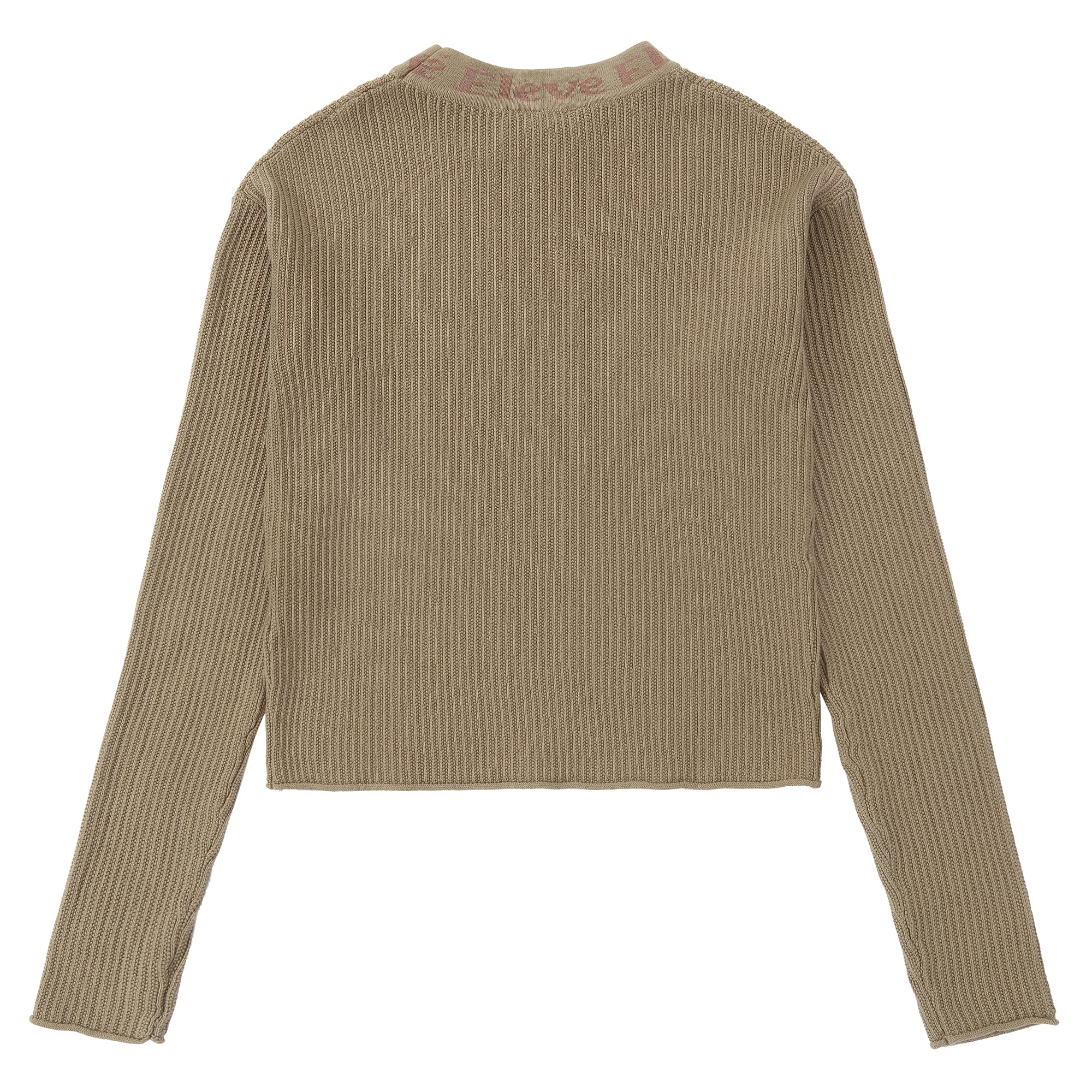 Eleve Tan Knit Sweater