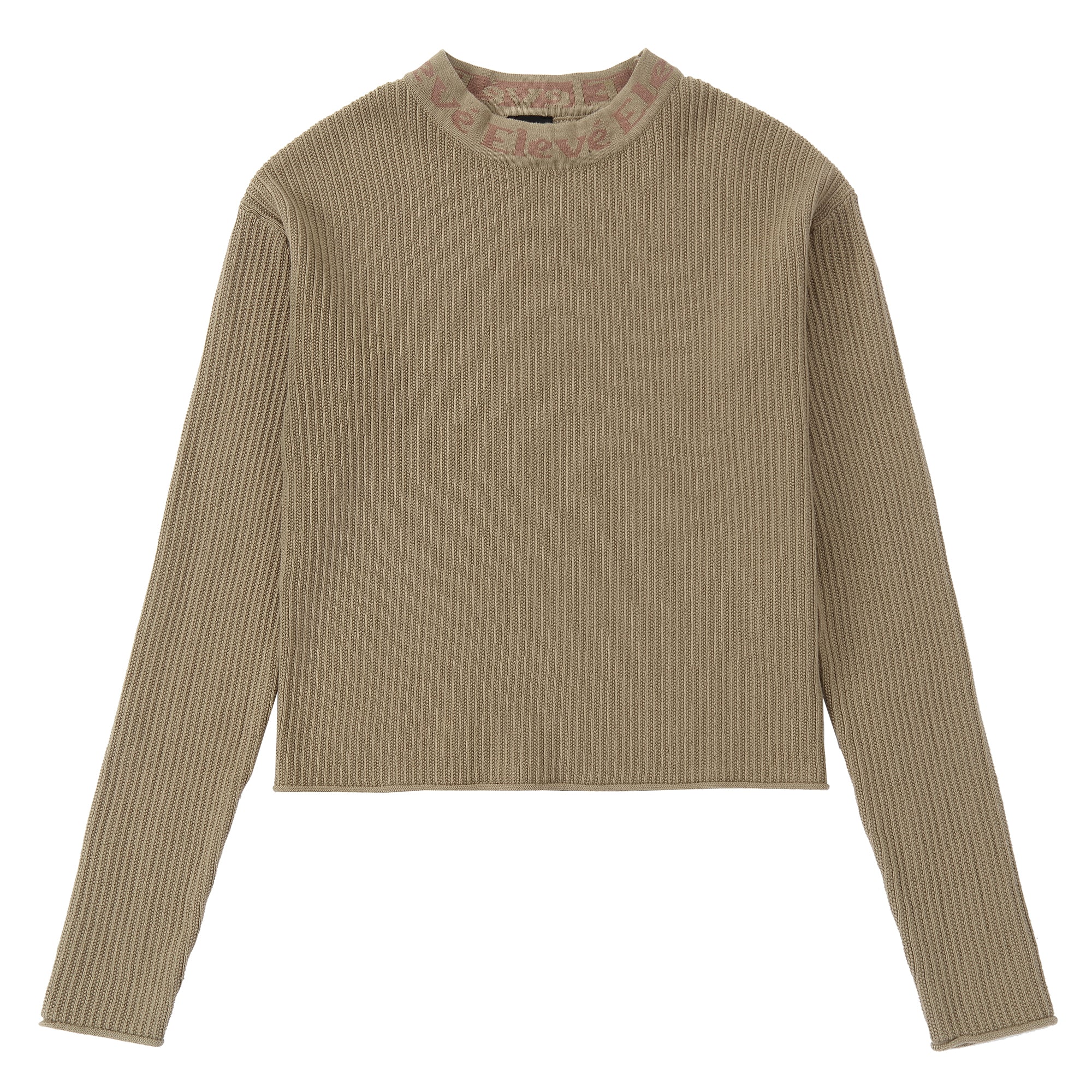 Eleve Tan Knit Sweater