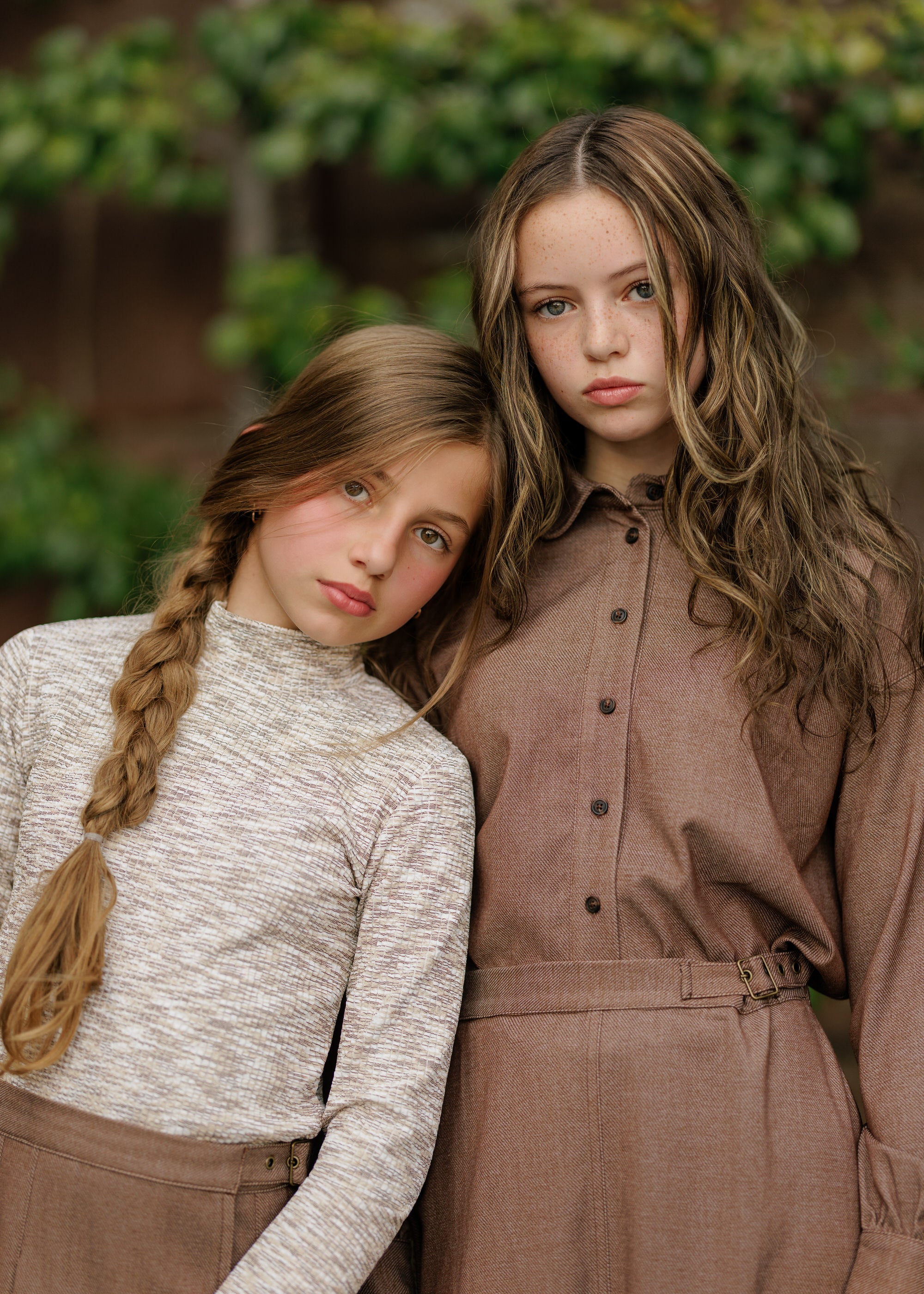 Duet Brown Twill Blouse