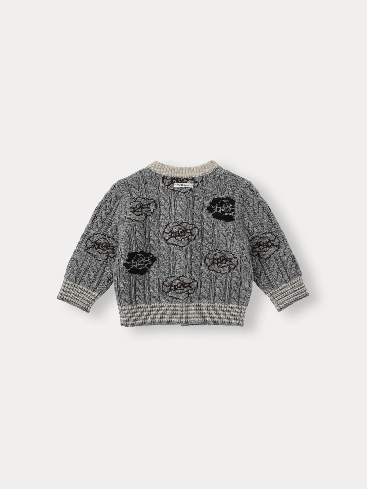 Bene Bene Baby Fleur Wool Knit Cardigan