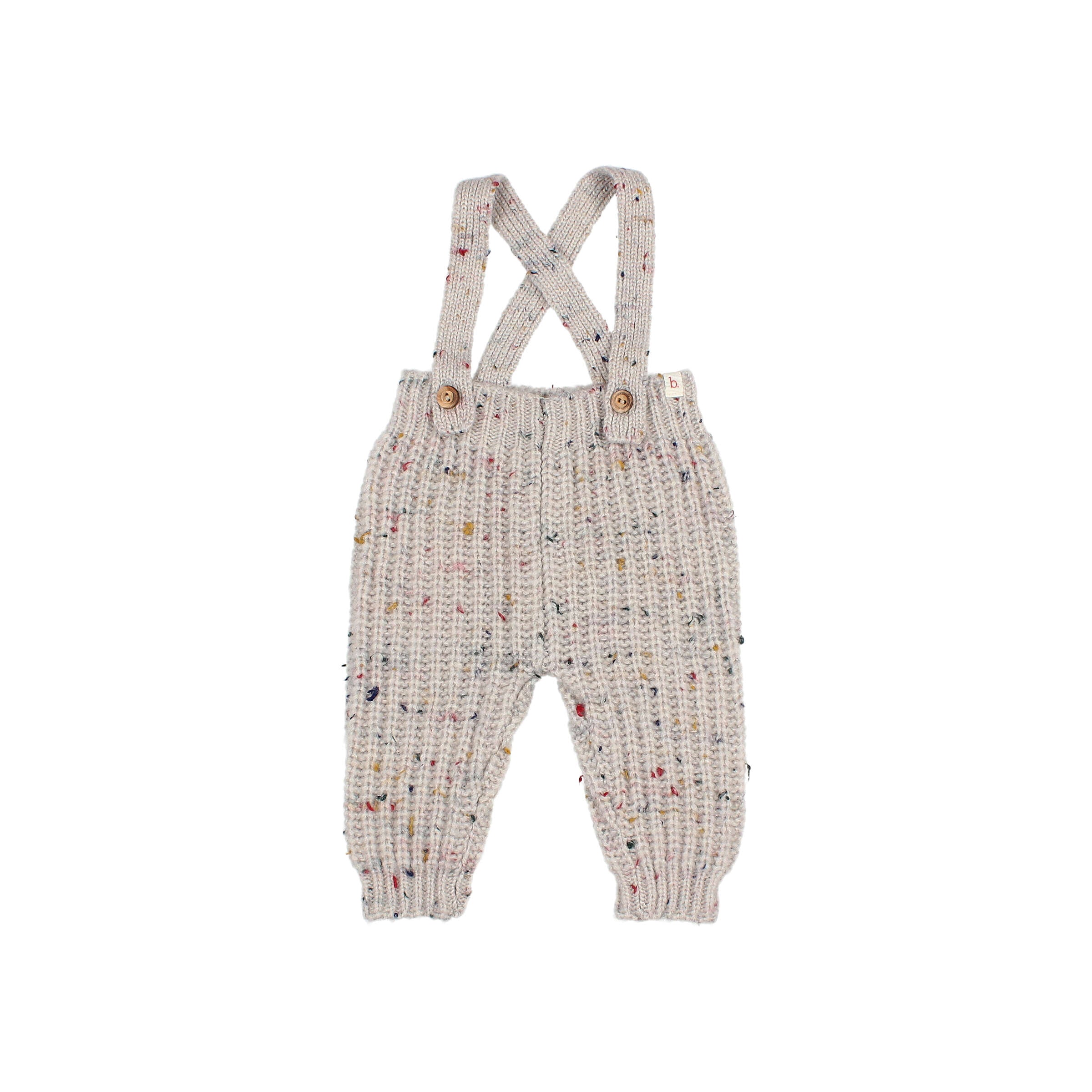 Buho Baby Pearl Grey Botonato Jumpsuit