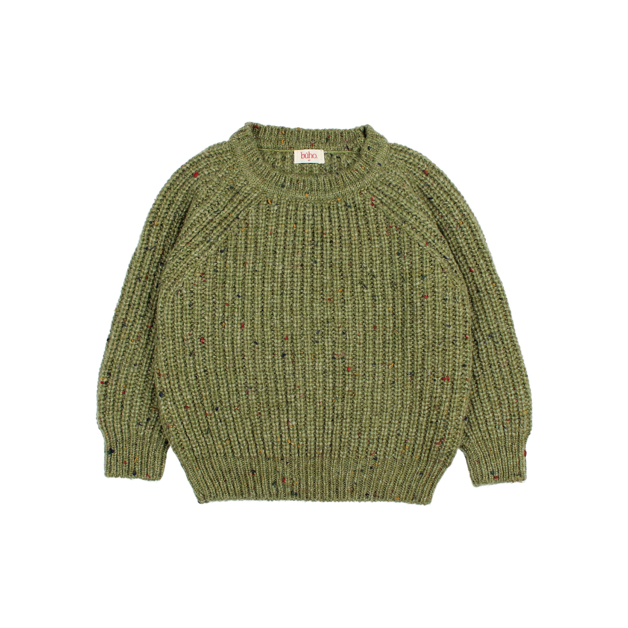 Buho Boys Green Tea Botonato Sweater