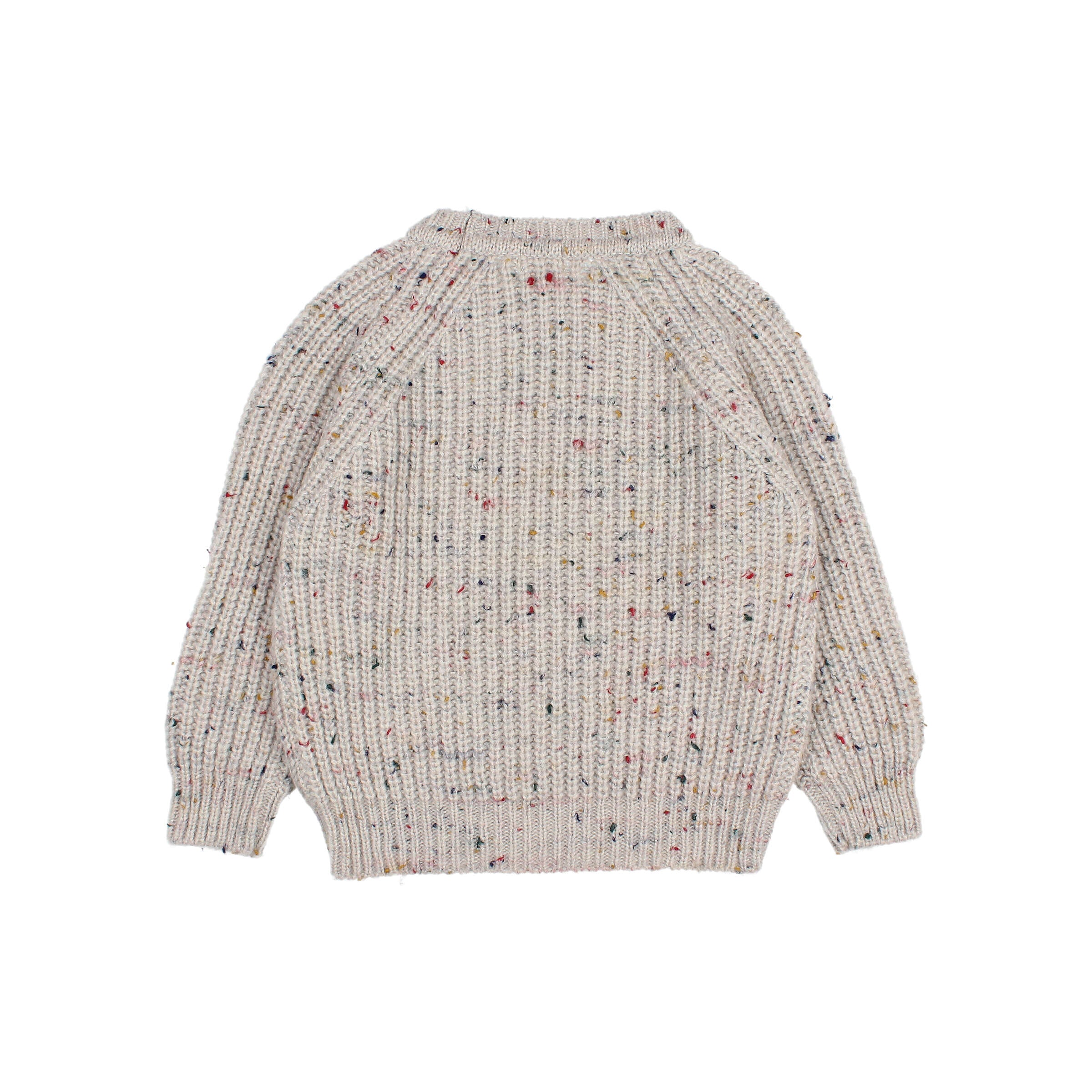 Buho Girls Pearl Grey Botonato Sweater