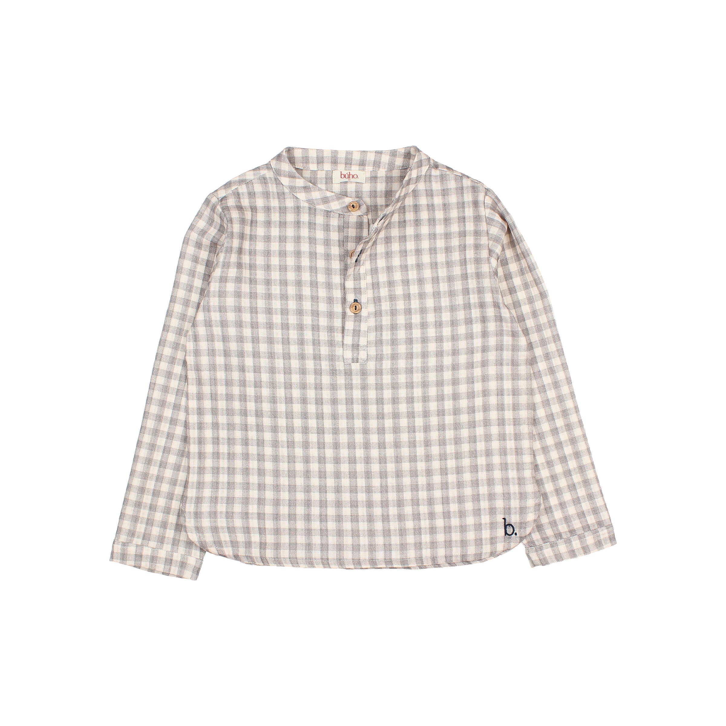 Buho Boys Grey Vichy Shirt