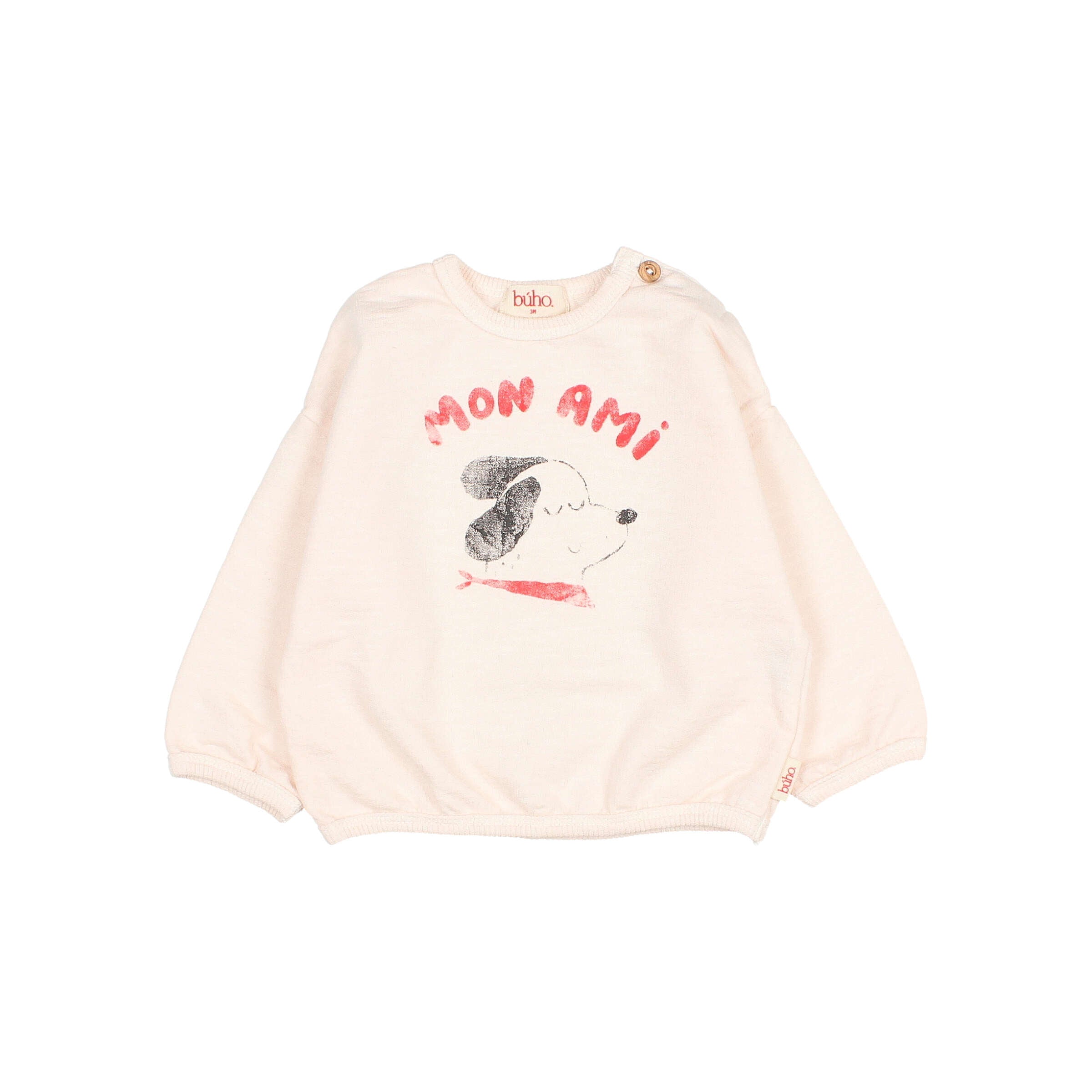 Buho Cream PInk Mon Ami Sweatshirt
