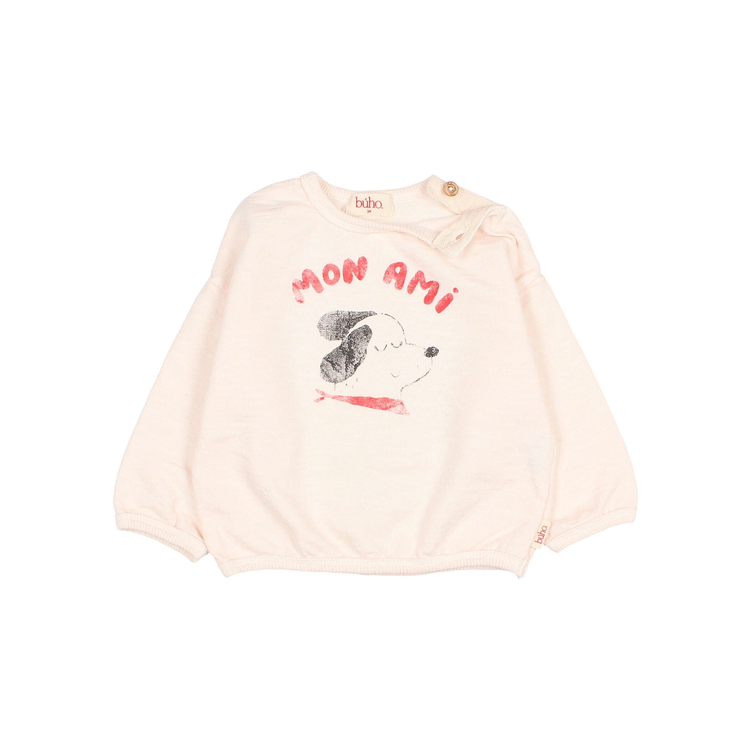 Buho Cream PInk Mon Ami Sweatshirt