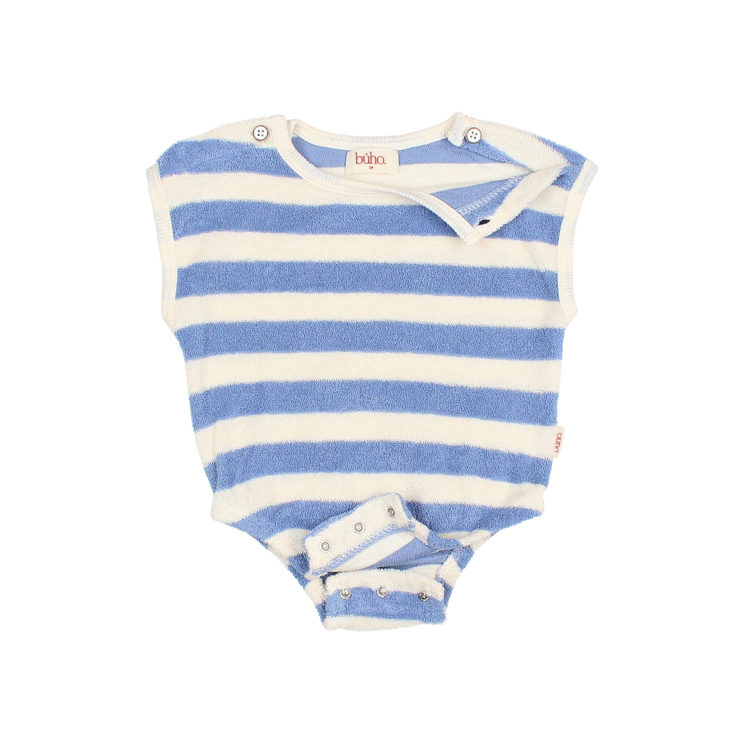Buho Bluette Terry Stripes Romper