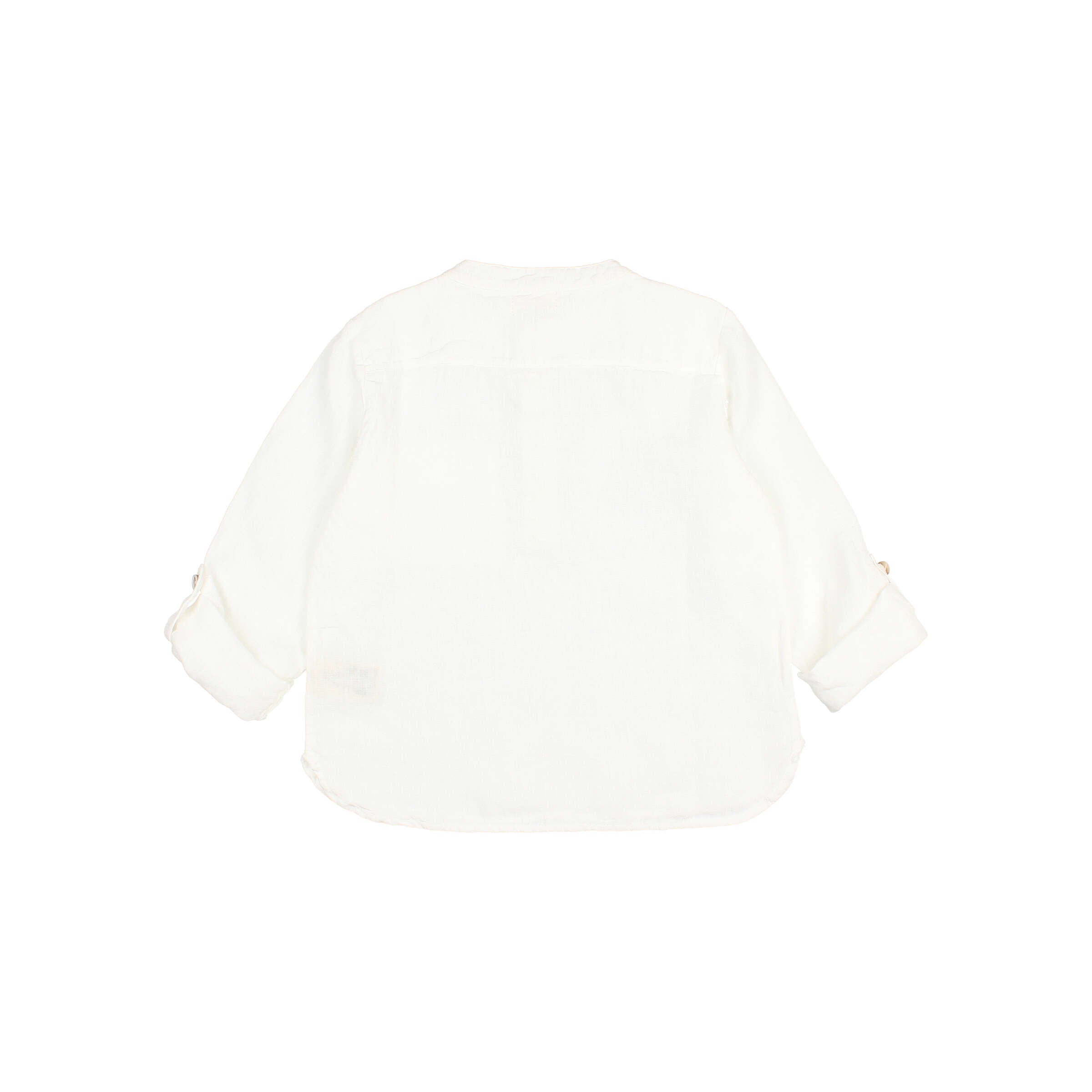 Buho White Linen Kurta