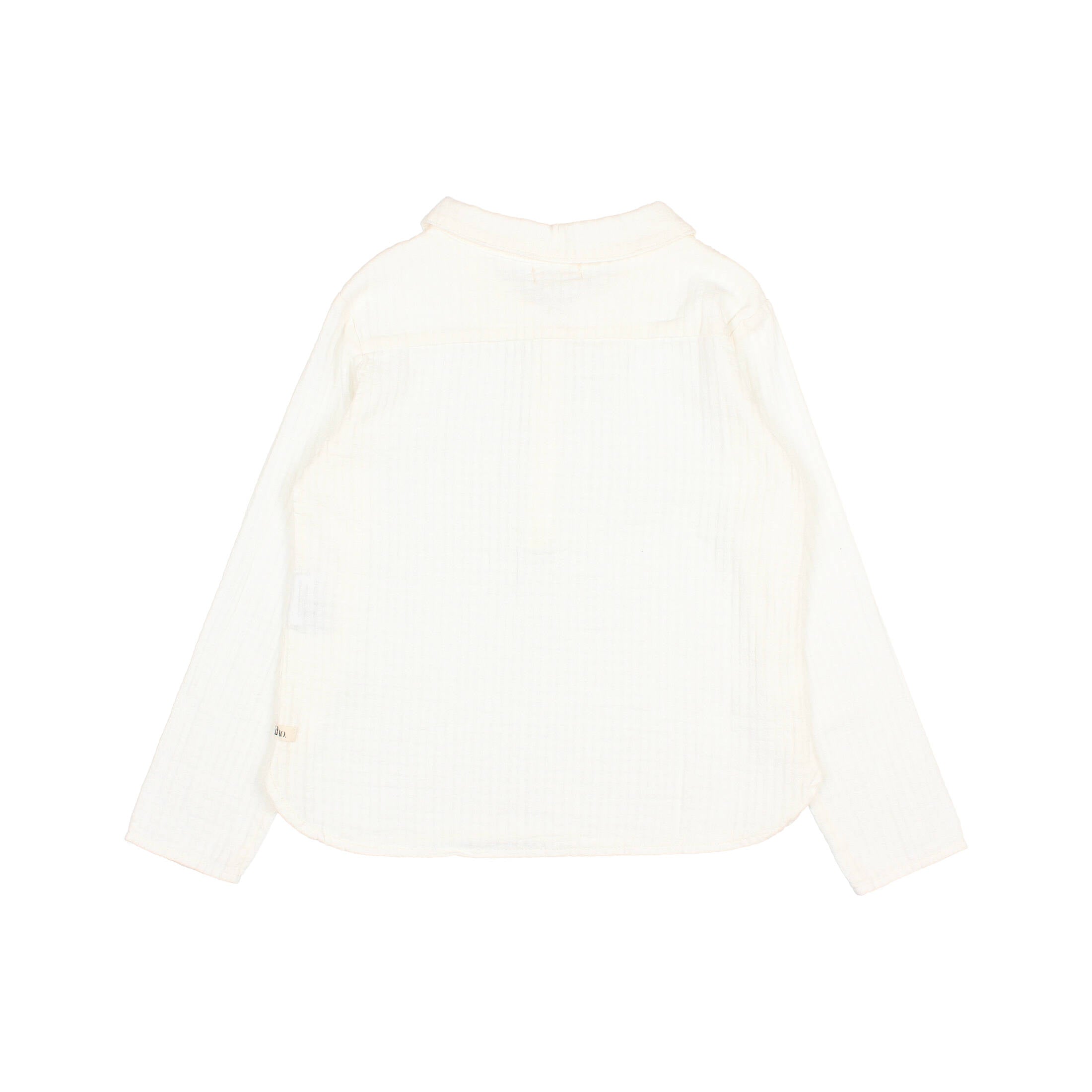 Buho Ecru Sheer Check Shirt