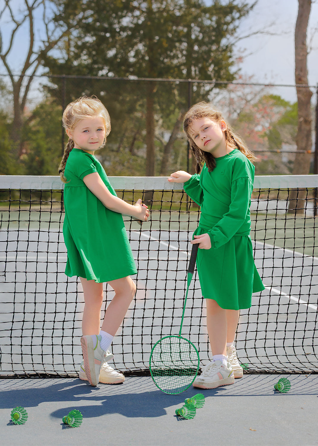 Duet Green Puff Sleeve Top