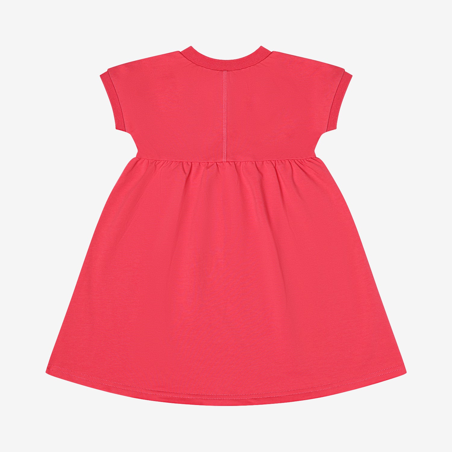 Duet Coral Puff Sleeve Dress
