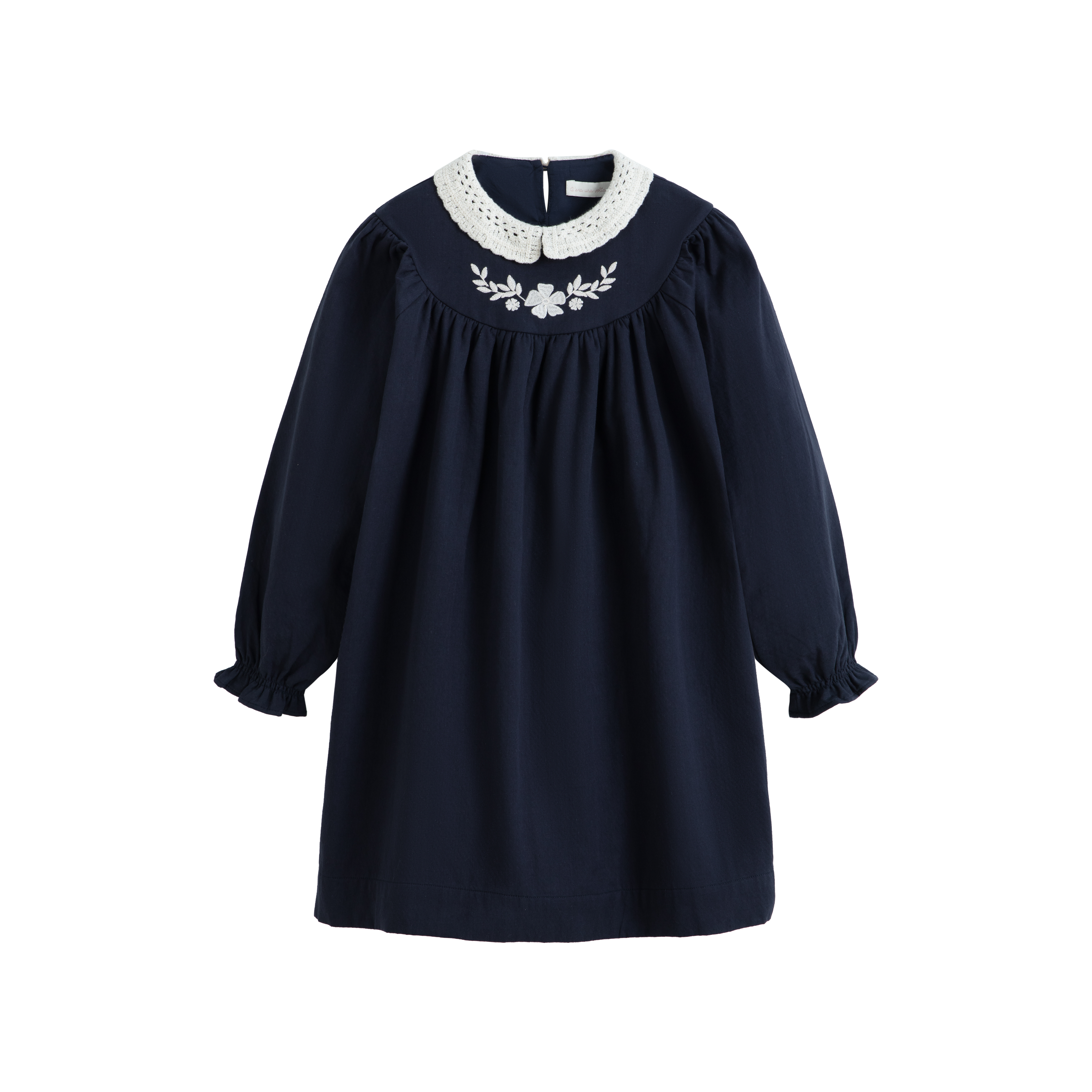 Cera Una Volta Girls Navy Blue Kaya Dress