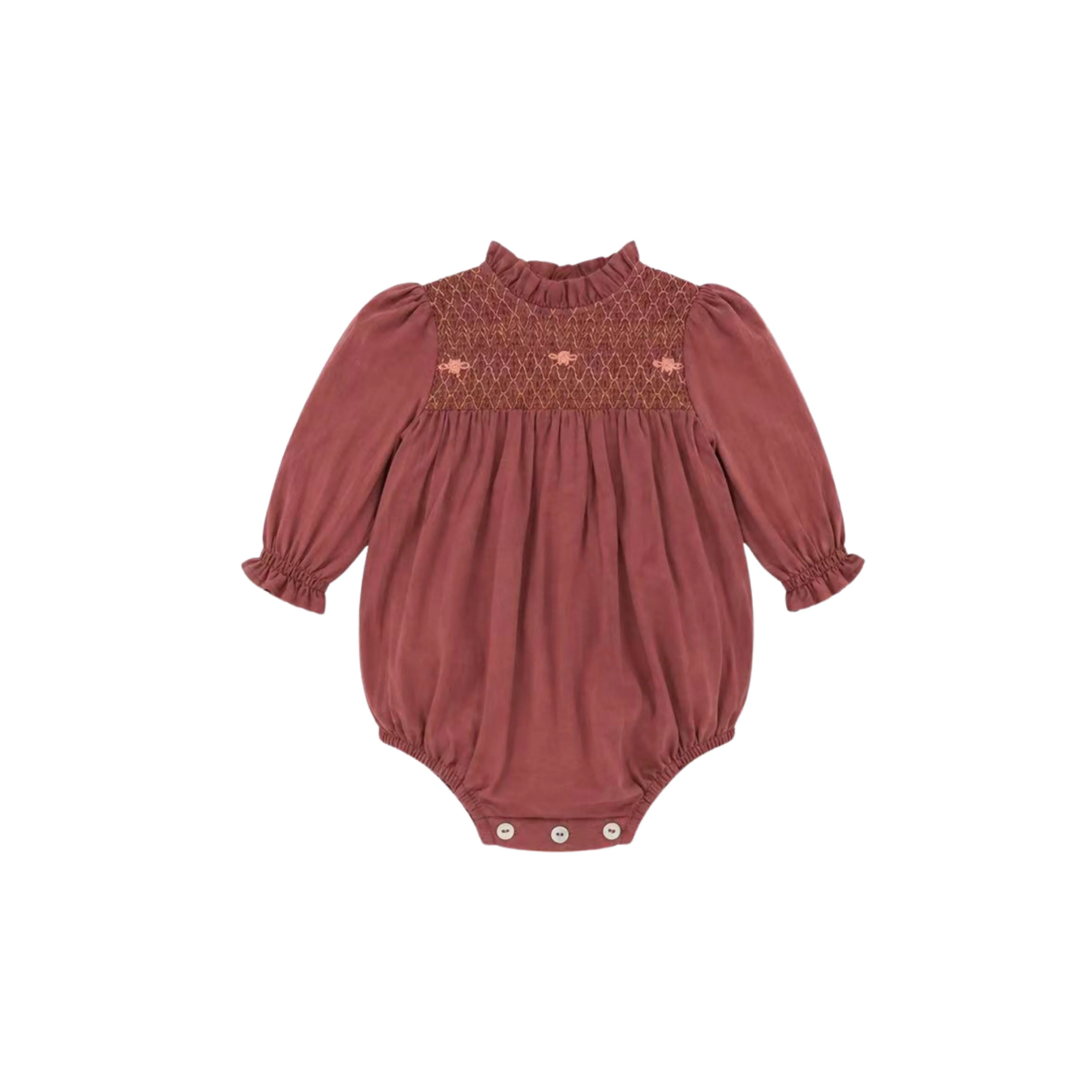 Cera Una Volta Baby Terracotta Mara Romper