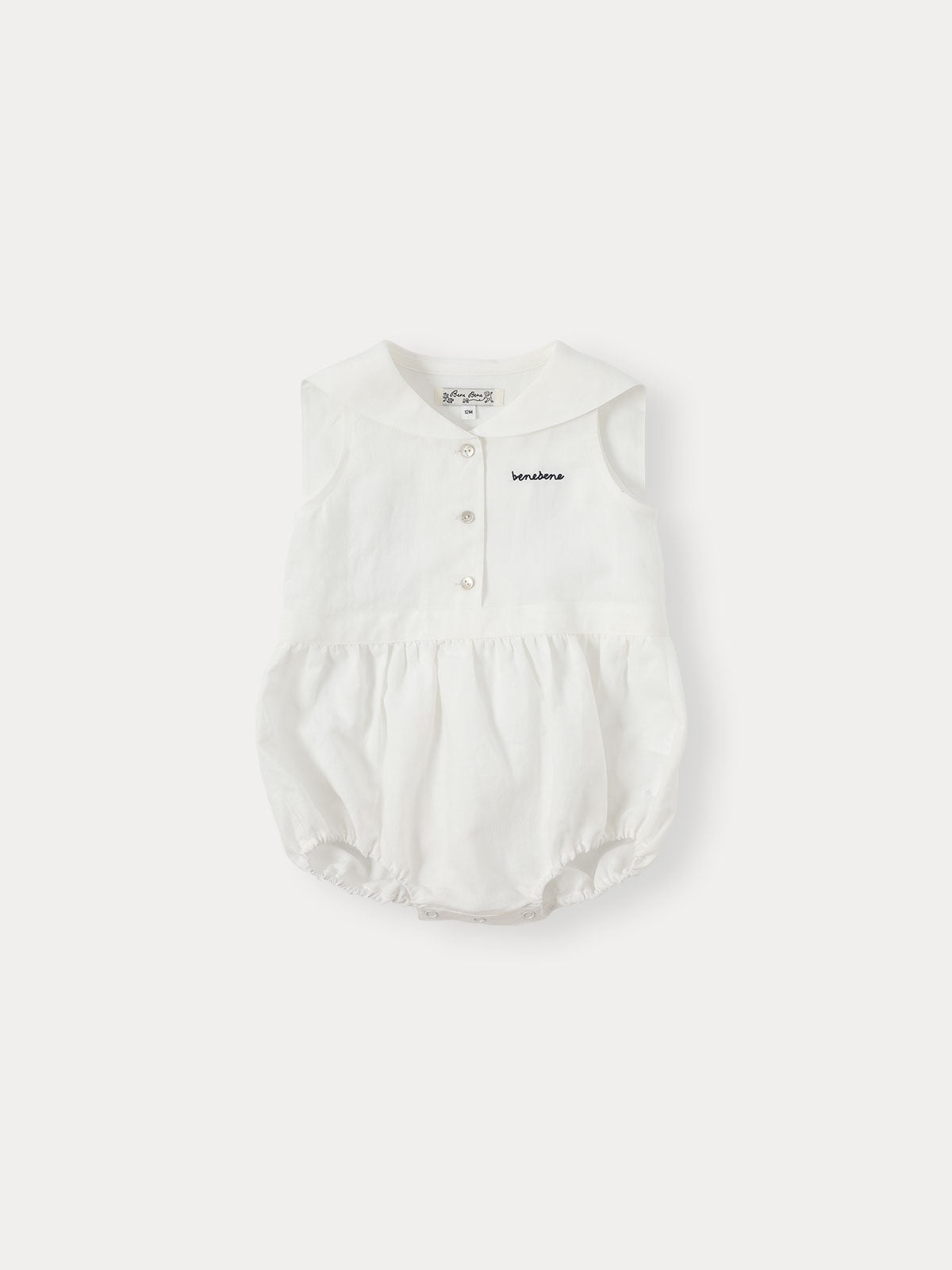Bene Bene Baby Marine Linen Romper