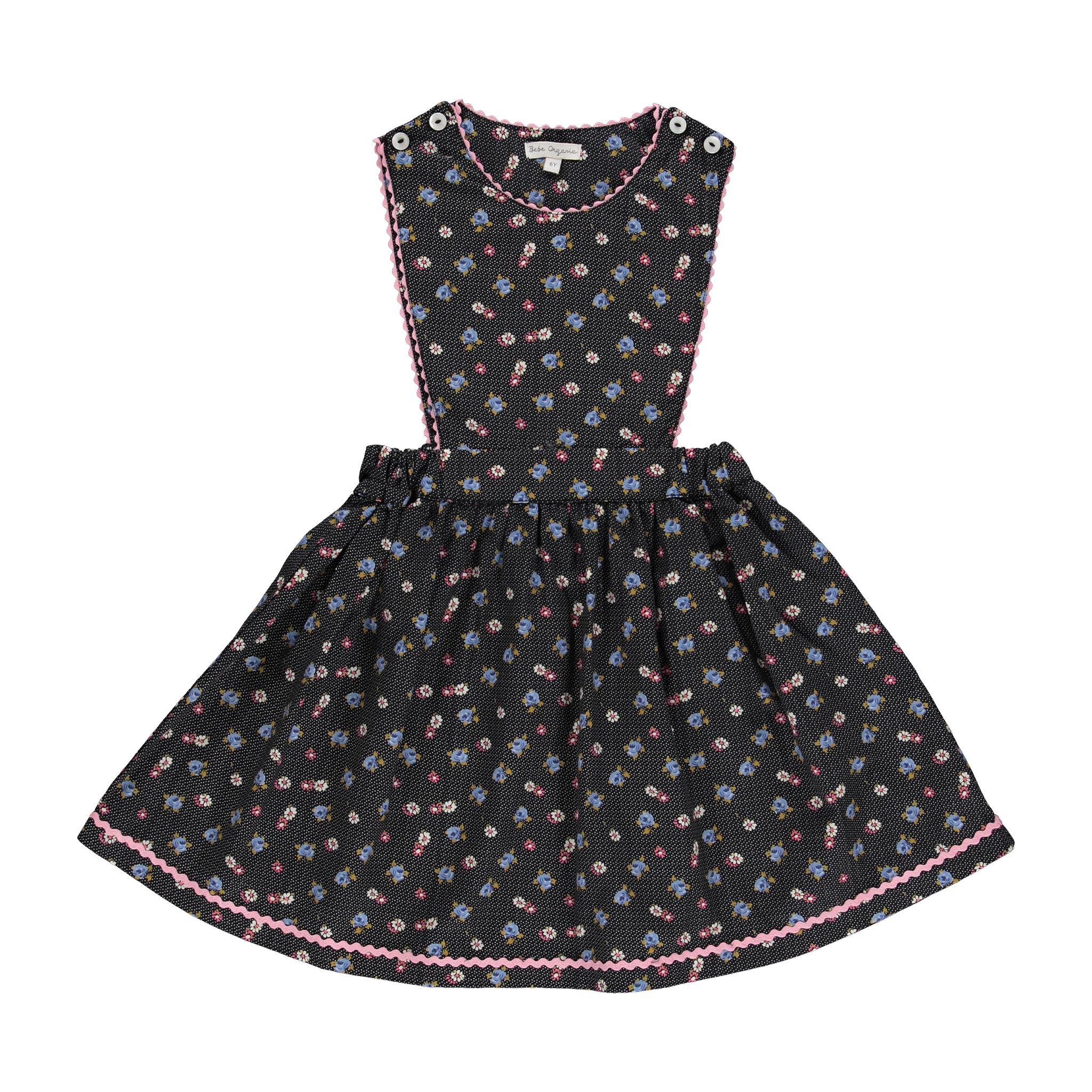 Bebe Organic Girls Anna Apron Dress