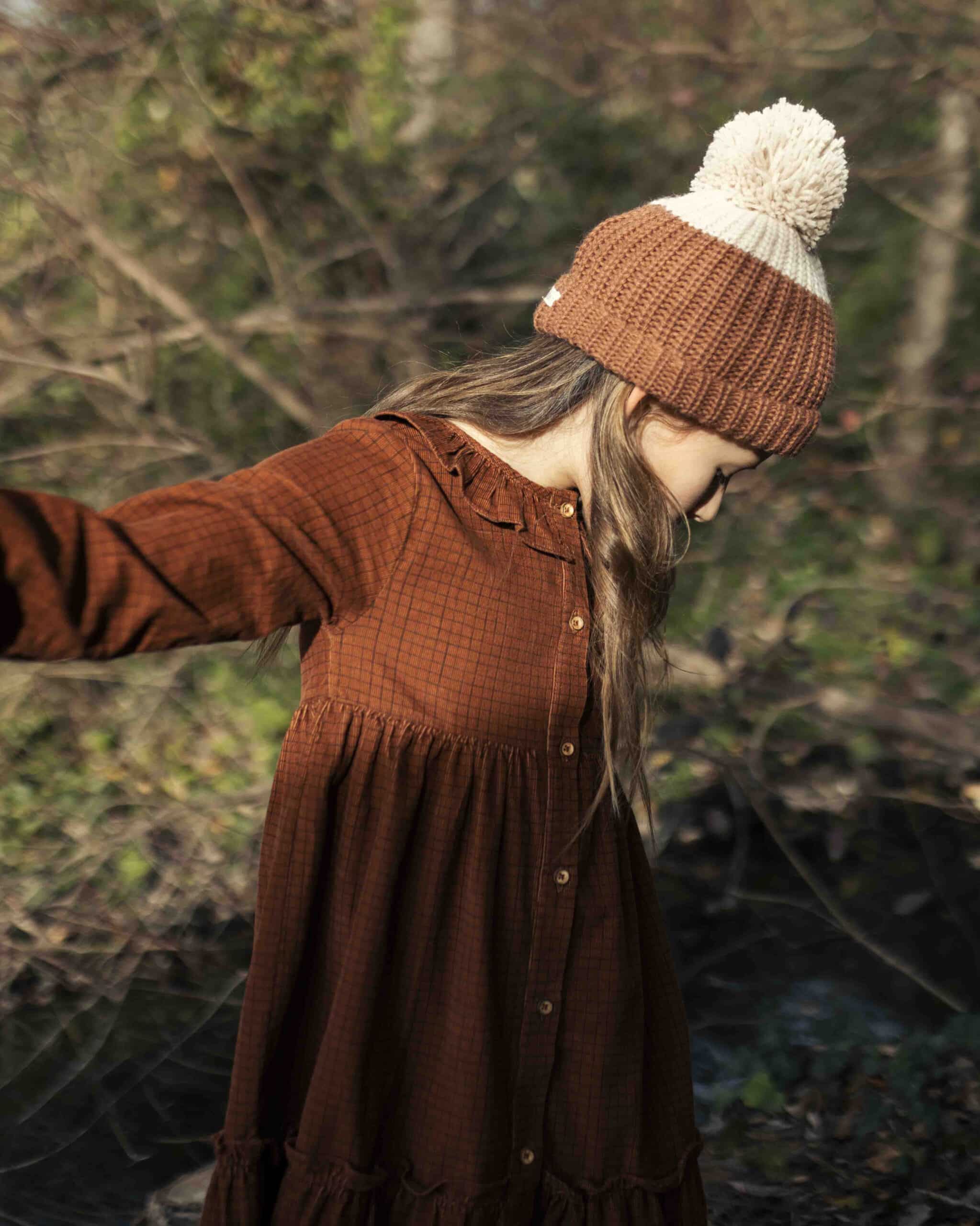 Buho Brick Mini Checked Dress
