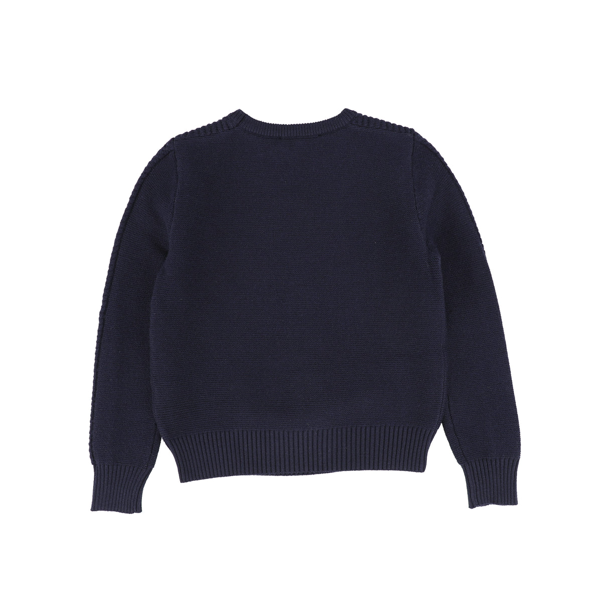 Bamboo Navy Braided Sweater
