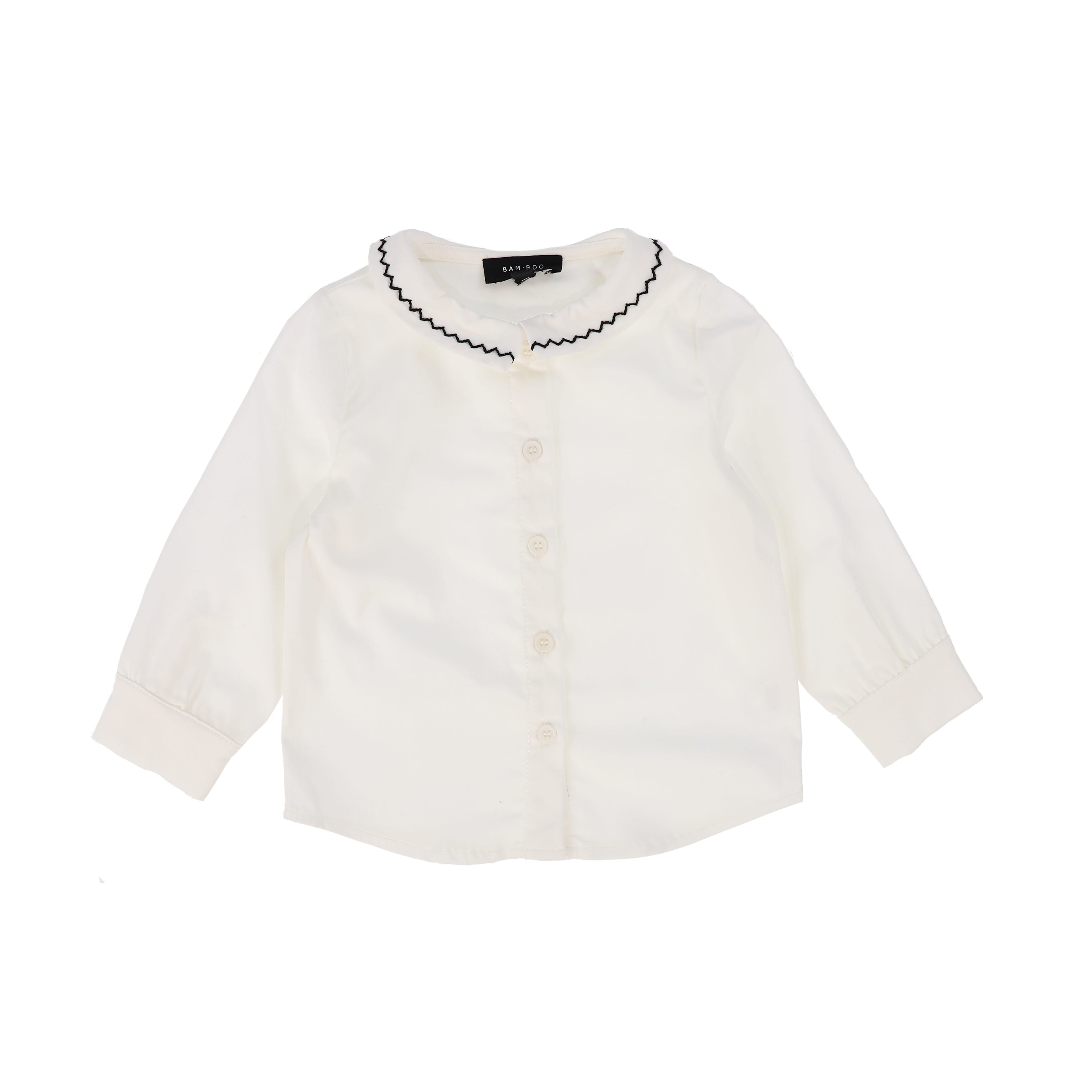Bamboo White Oxford Shirt